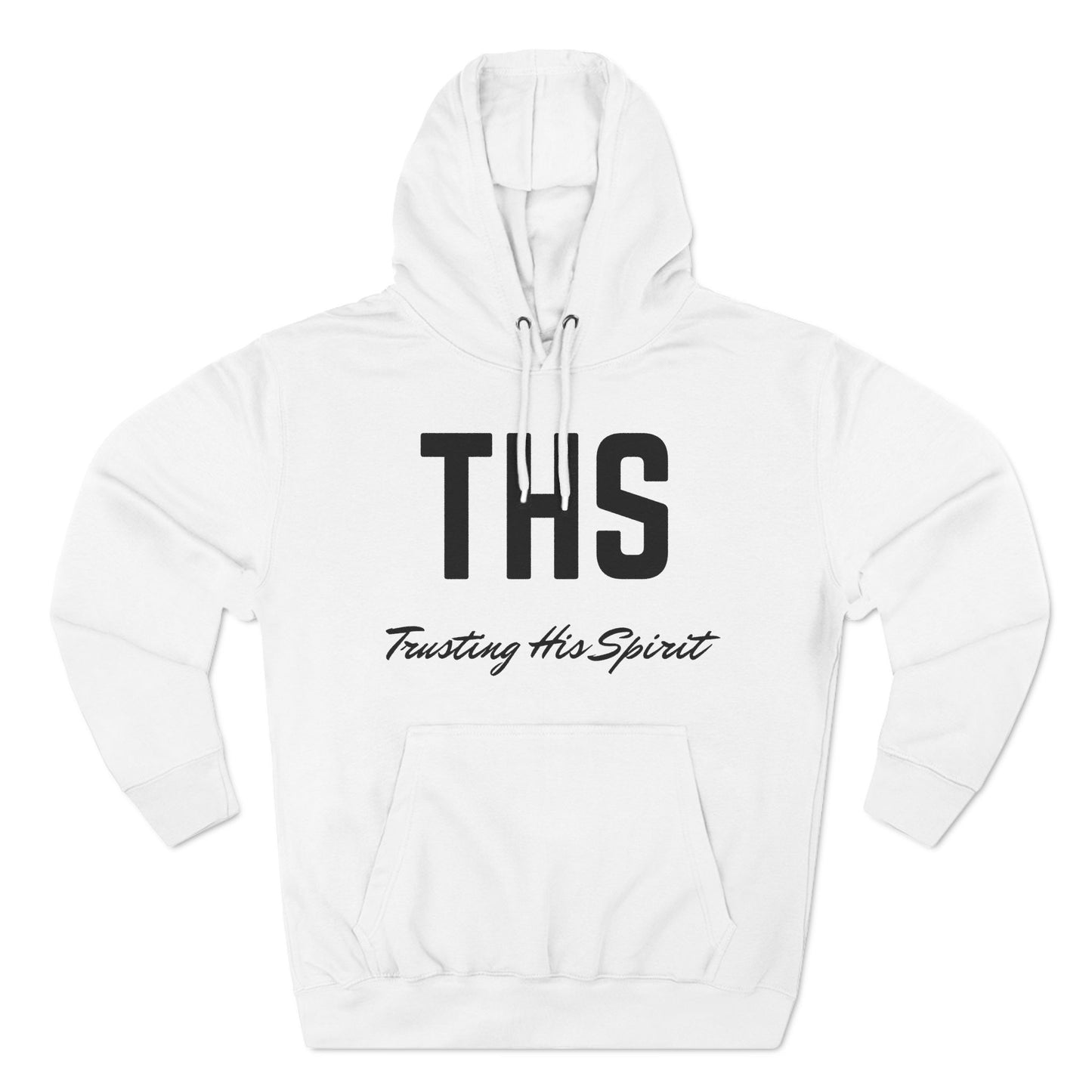 Adult THS Christian Black Letters Hoodie