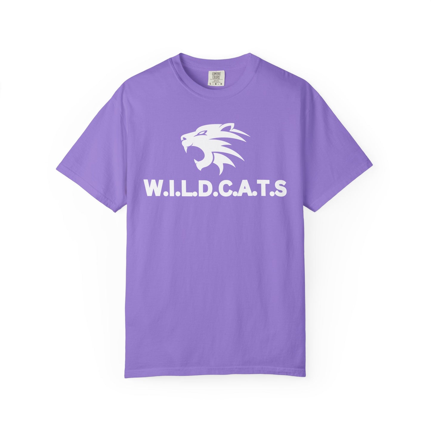 Wildcats Christian White Letters & Image Specialty