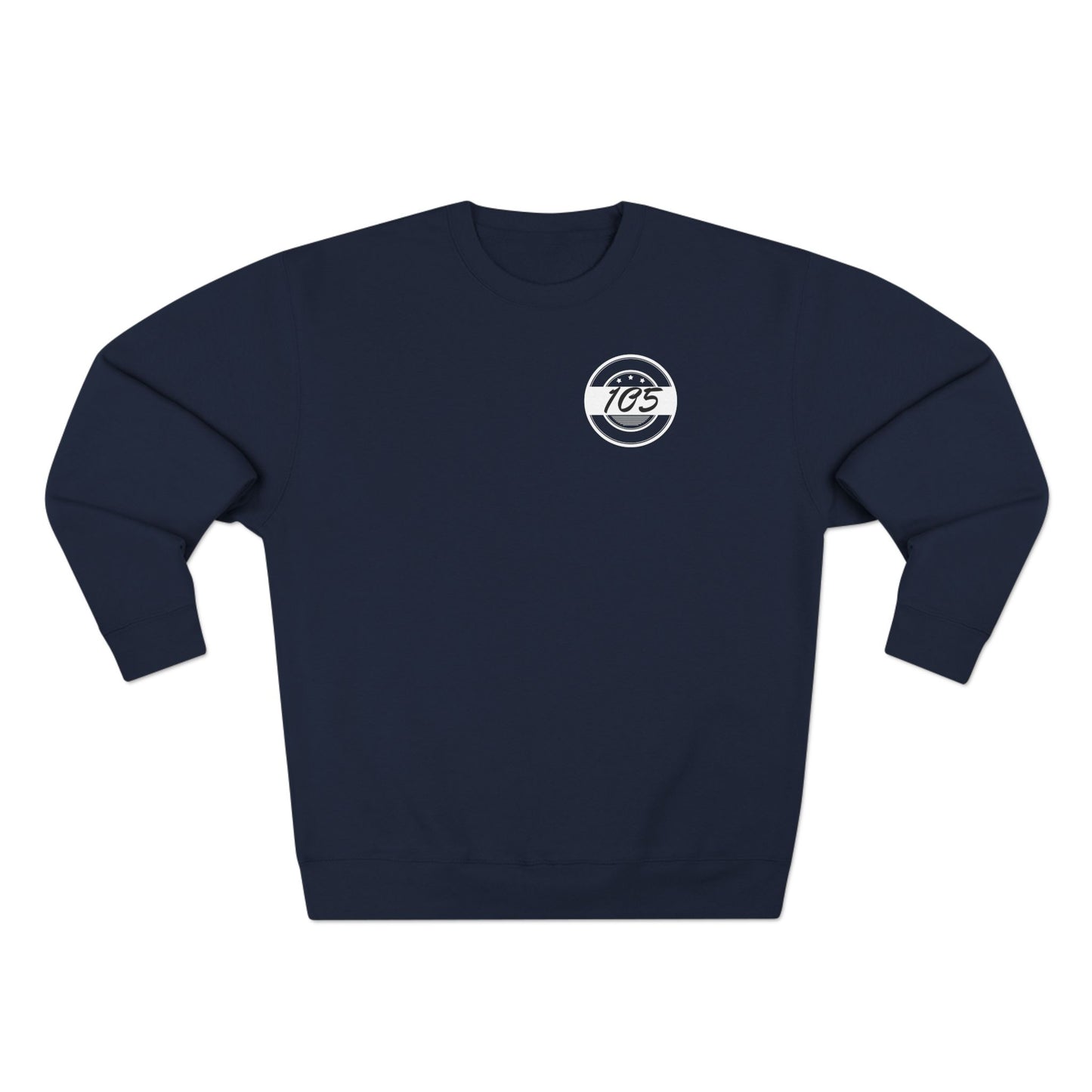 Adult 105 Christian White and Black Letters Crewneck