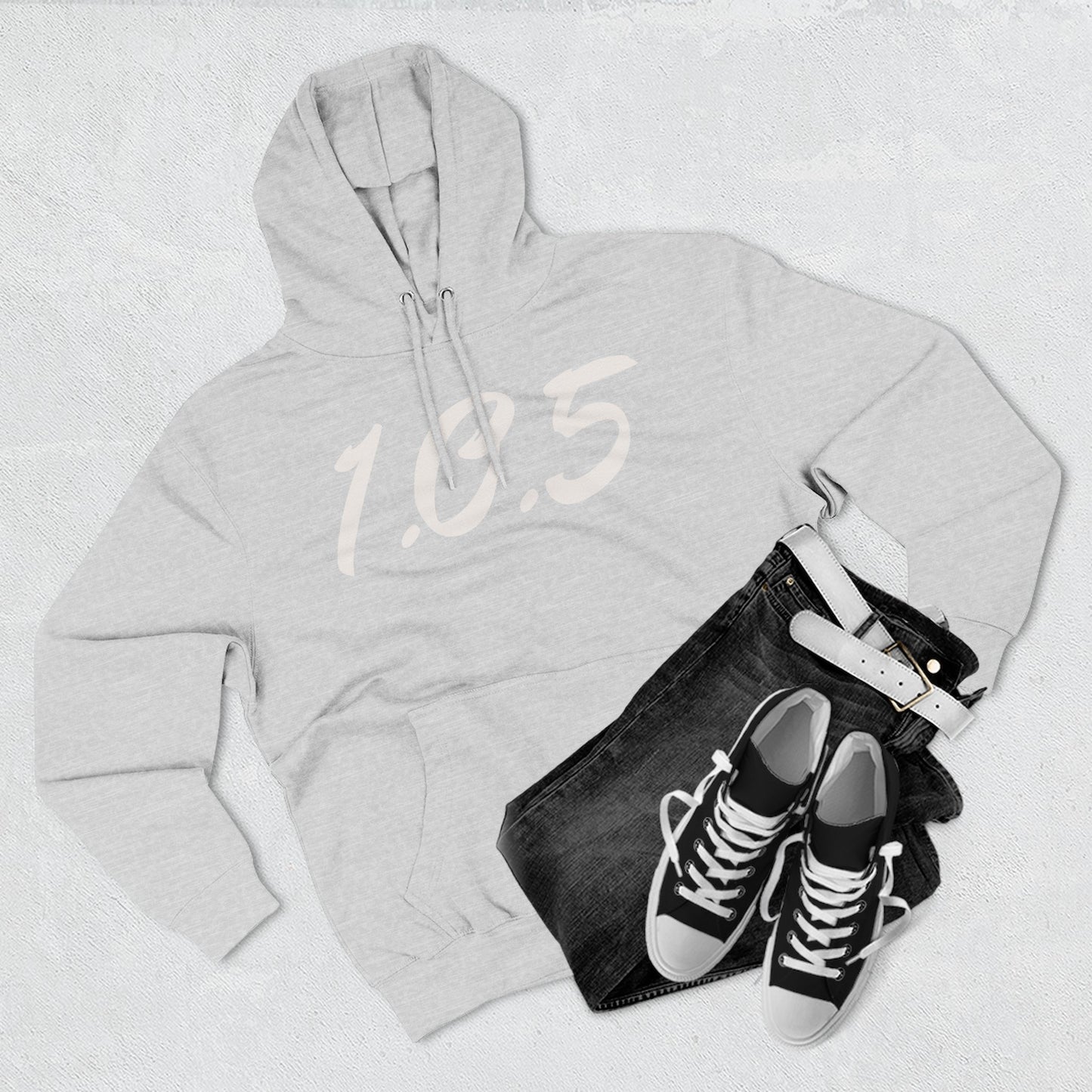 Specialty Adult 105 Christian Blue and White Letters Hoodie