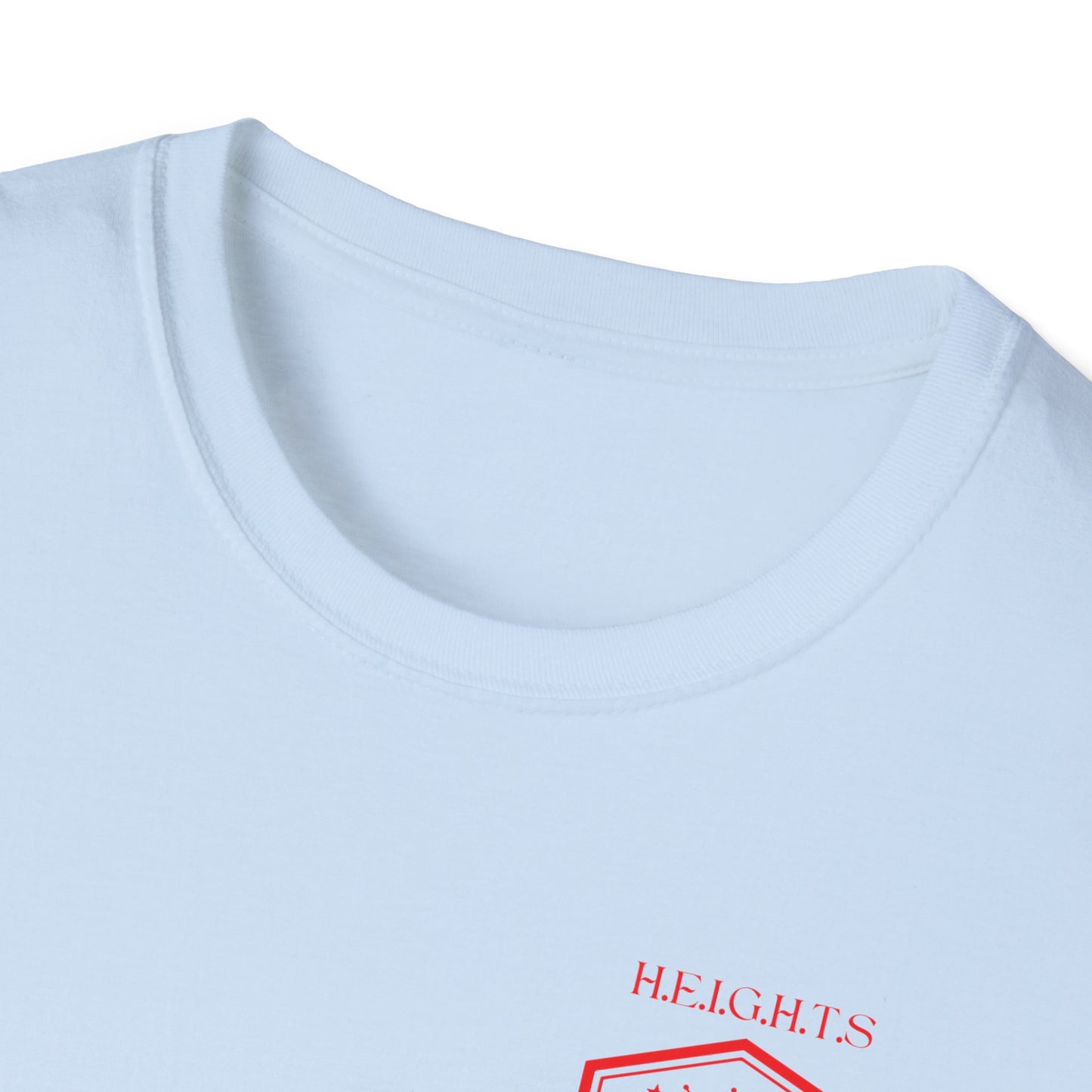 Heights Christian Red Letters & Image