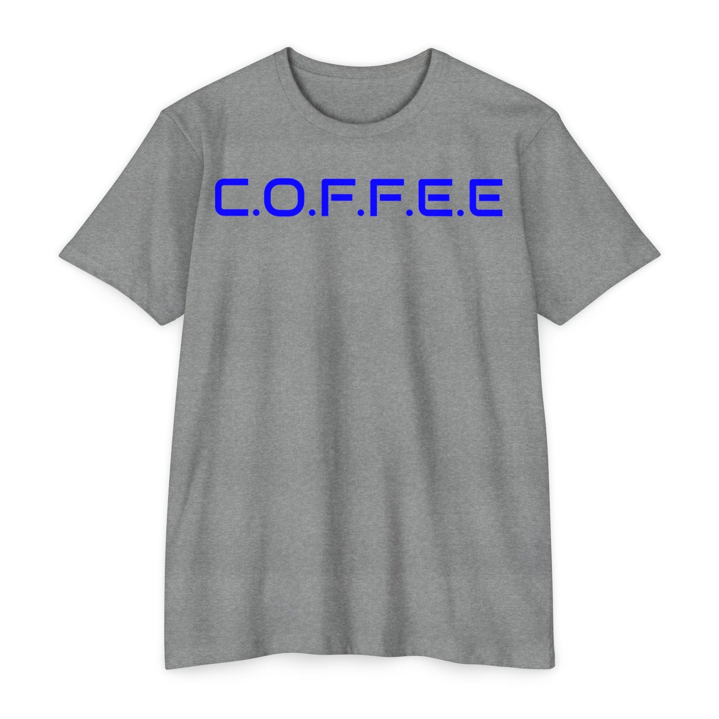 Adult Coffee Christian Blue Words Only Blended