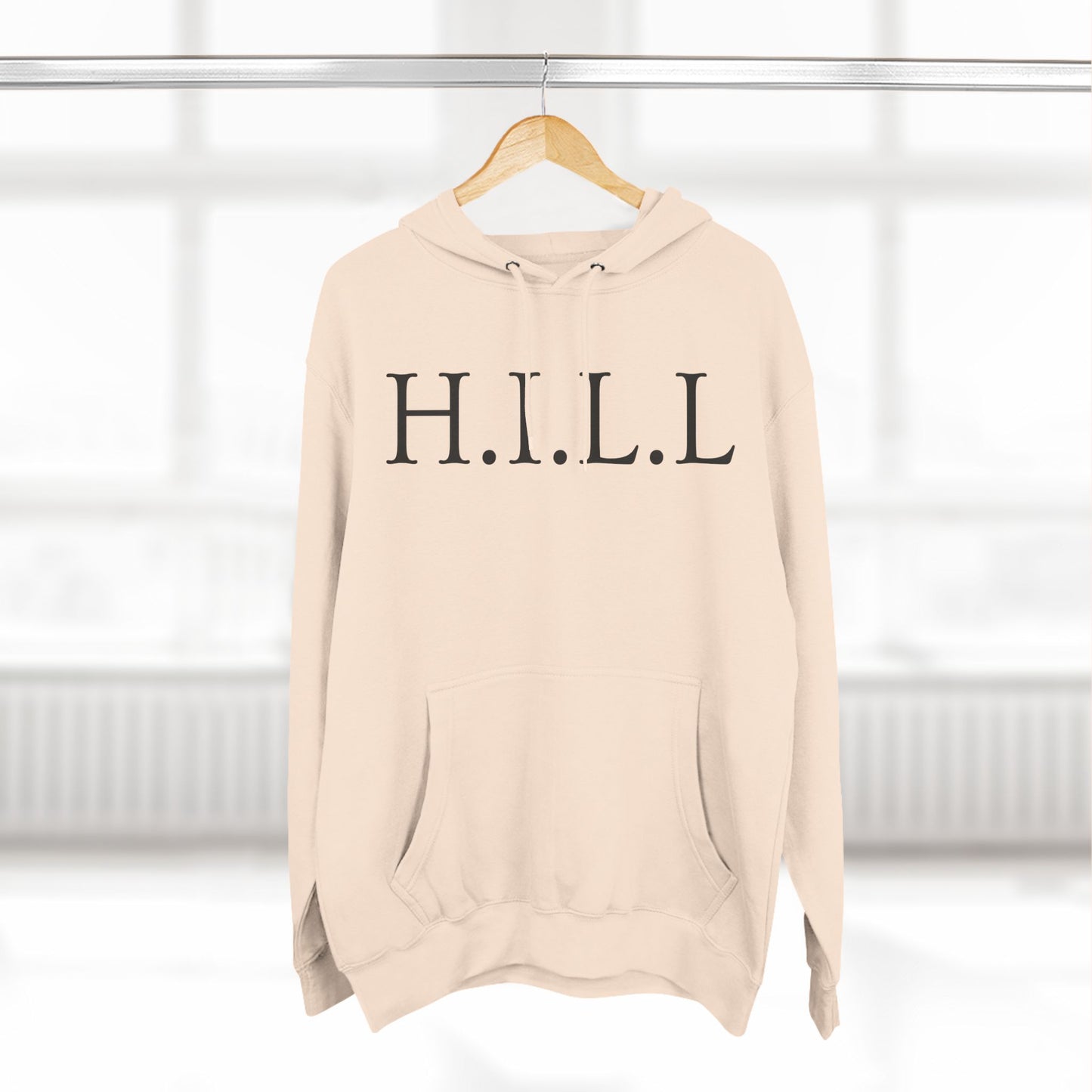 Hill Christian Black Words Hoodie