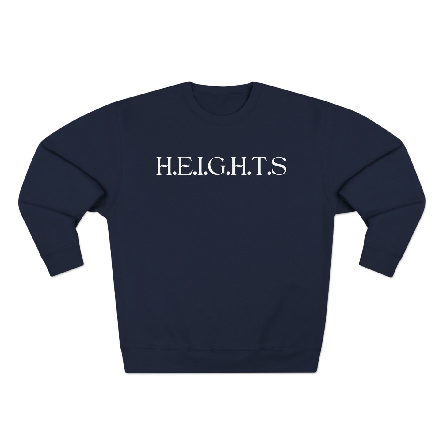 Heights Christian White Letters & Special Front