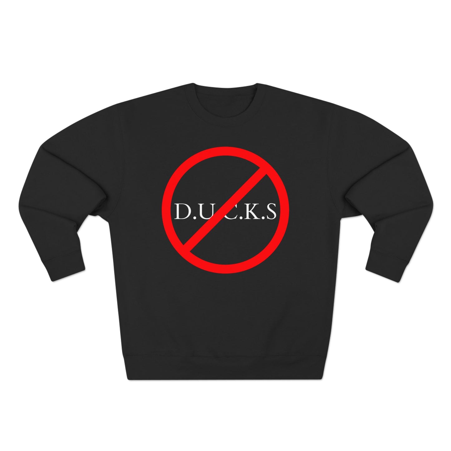 DUCKS Christian White Crewneck