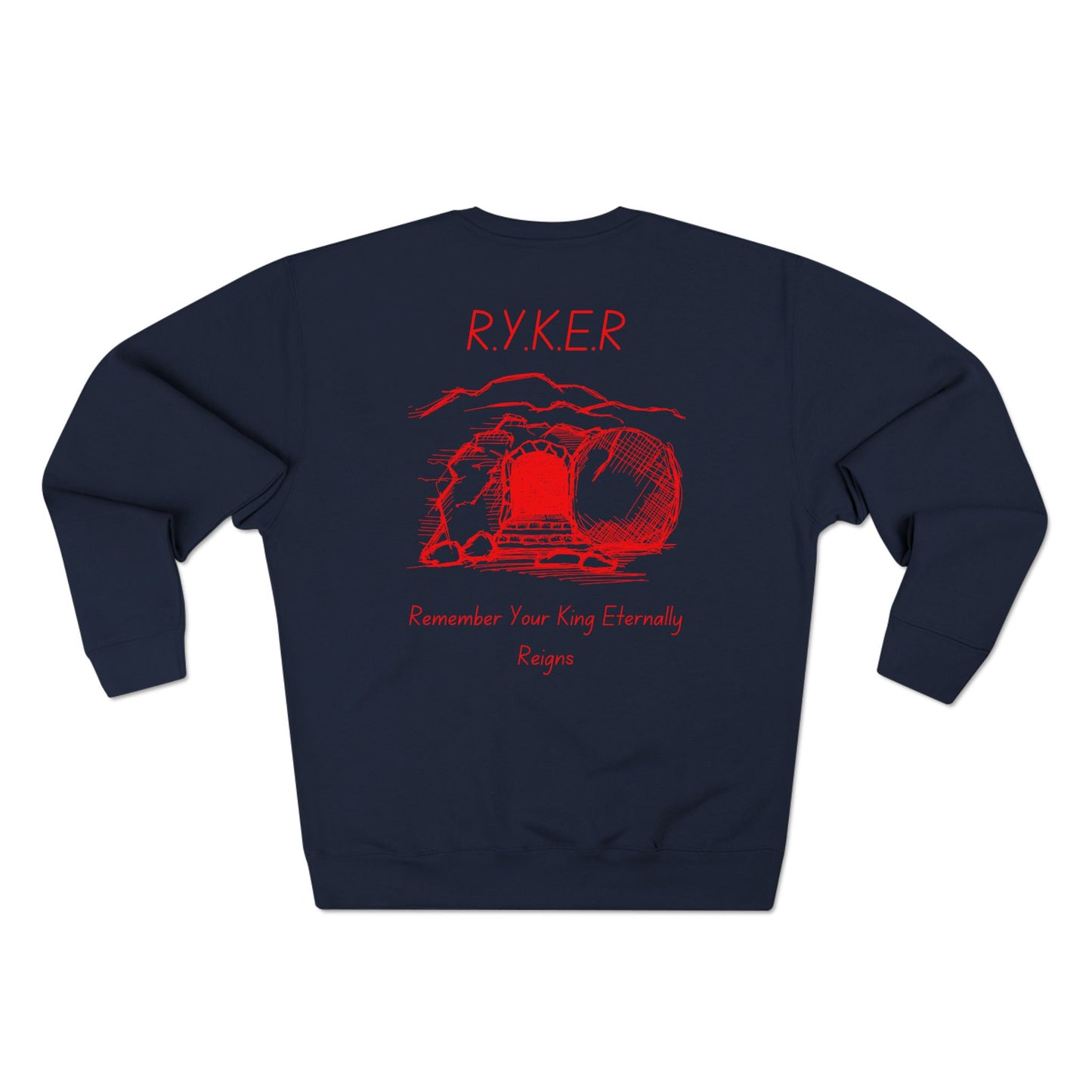 RYKER Christian Red Letters Crewneck