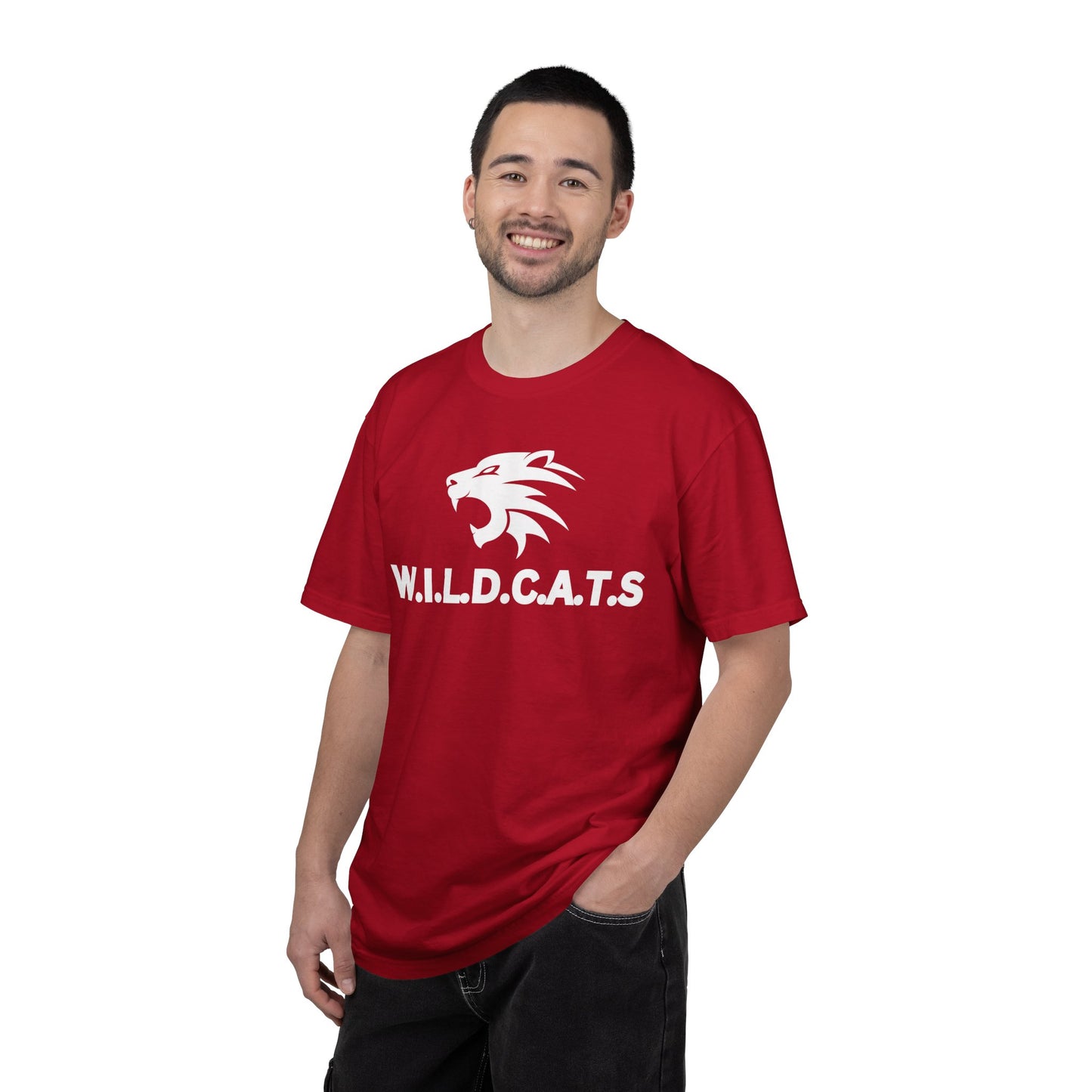 Adult Wildcats White Letters & Image Specialty Heavyweight