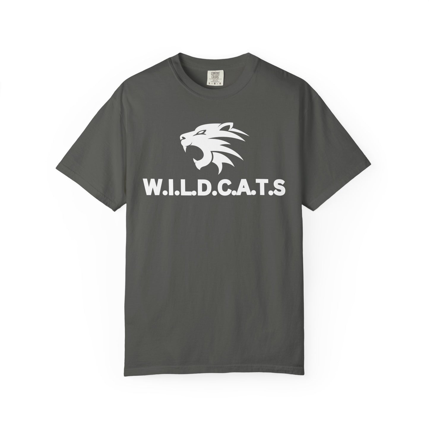 Wildcats Christian White Letters & Image Specialty