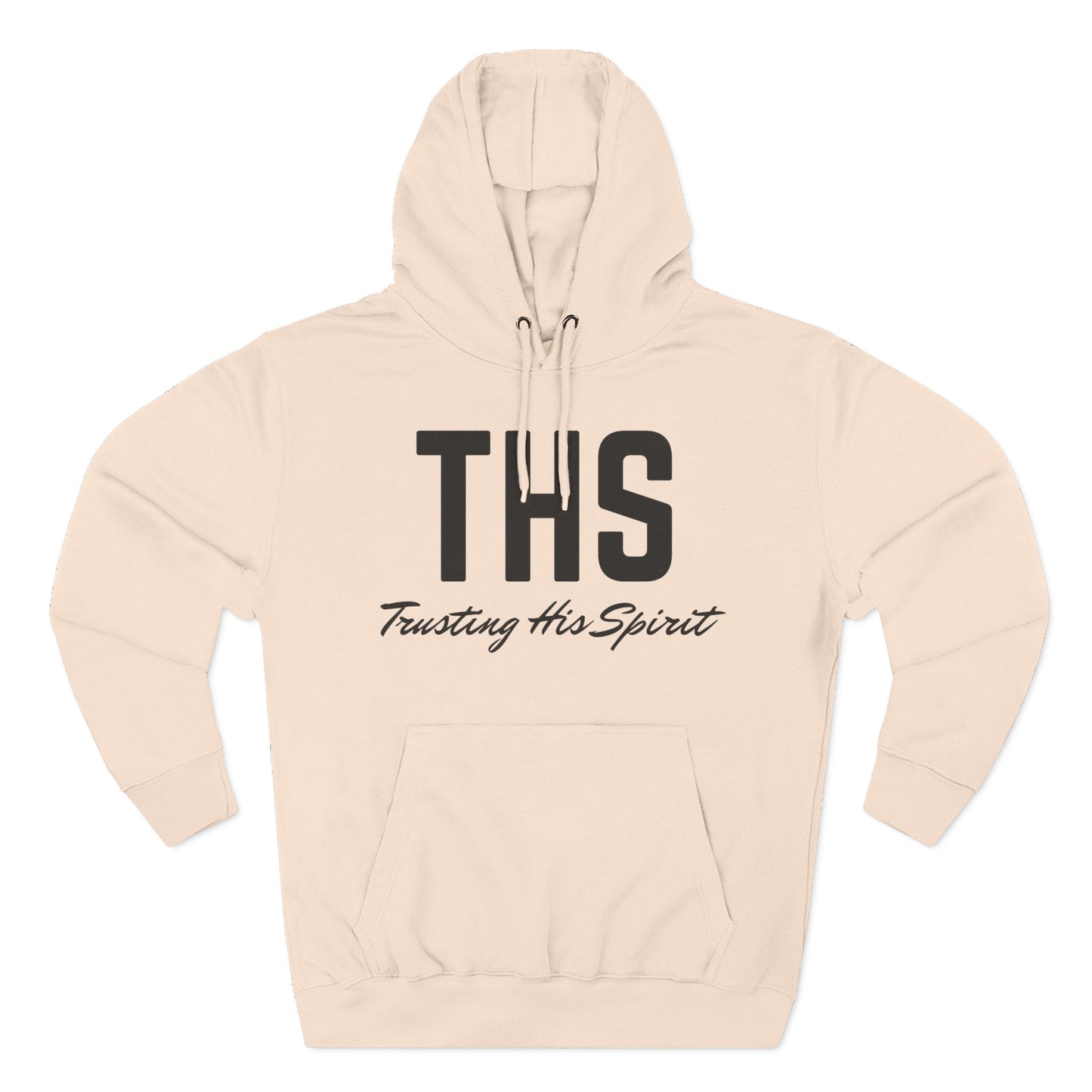 Adult THS Christian Black Letters Hoodie