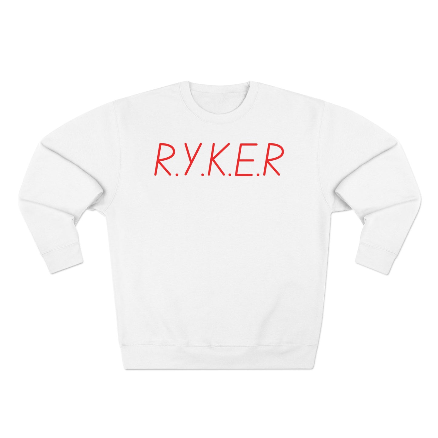 RYKER Christian Red Letters Crewneck