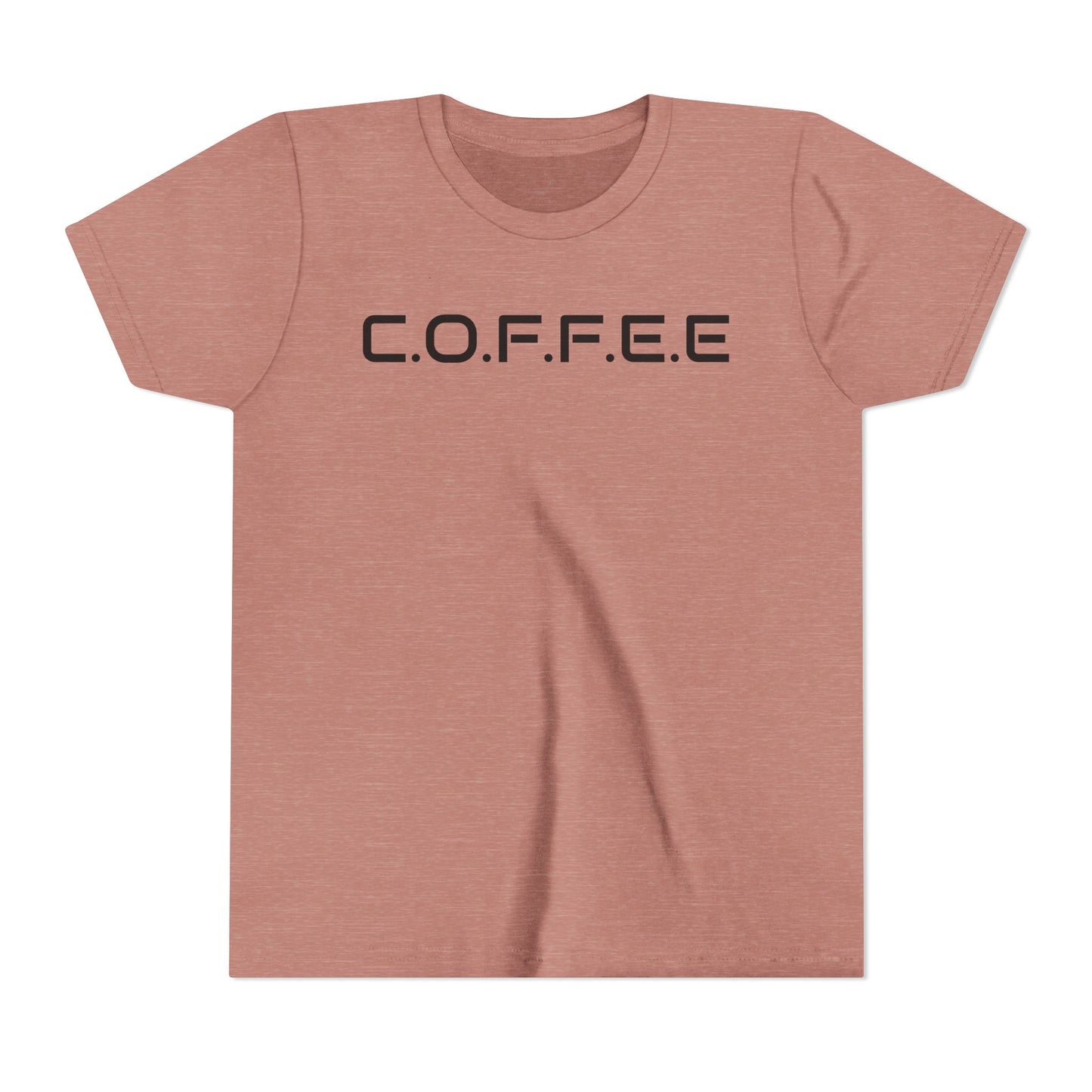Youth Adult Coffee Christian Black Words Only