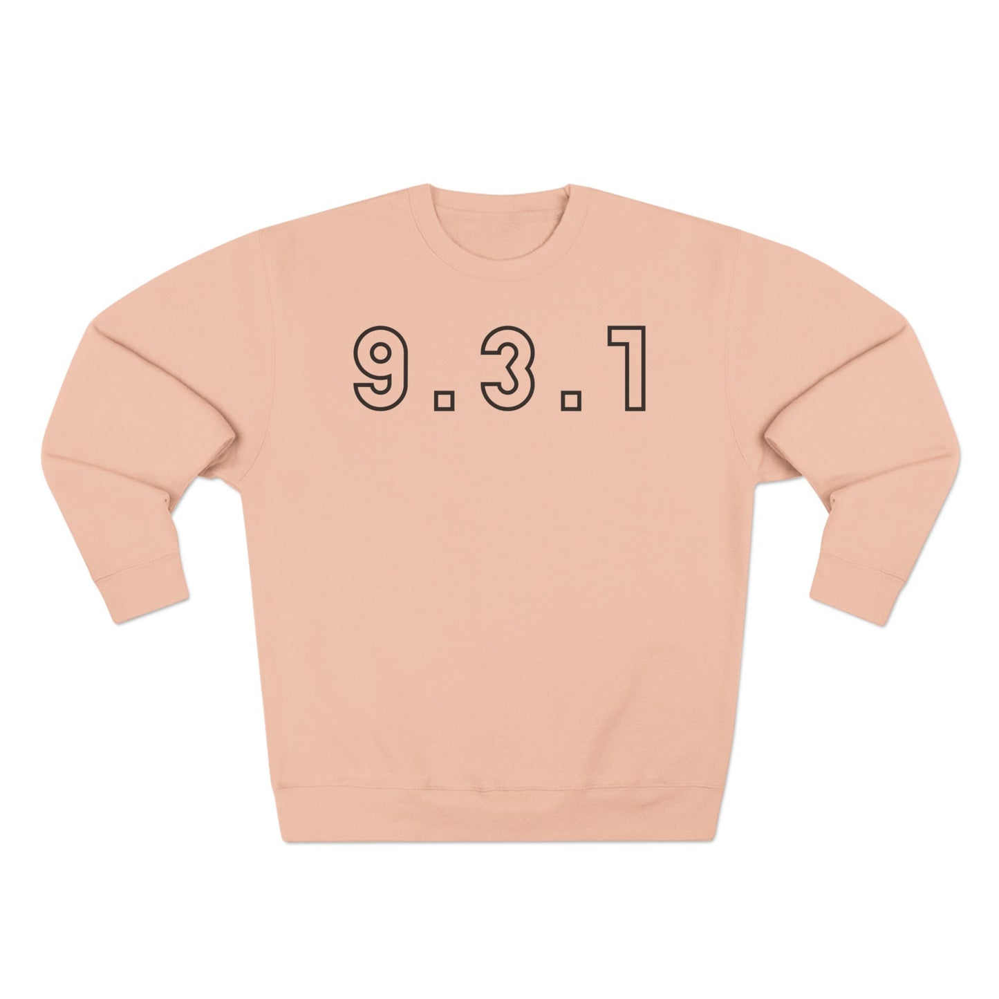 931 Crewneck Black Words