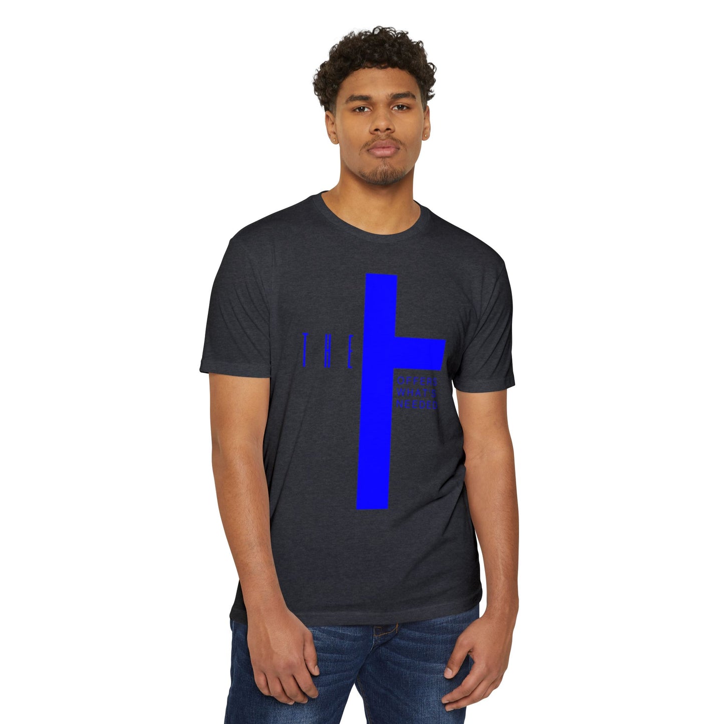 T-Town Blue Cross & Letters Blended