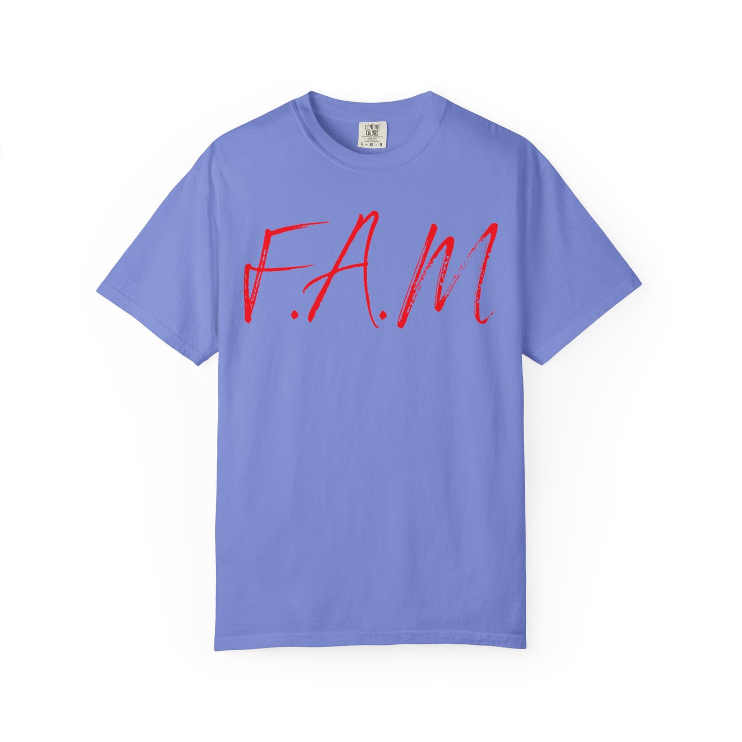 Fam Christian Red Letters & Image