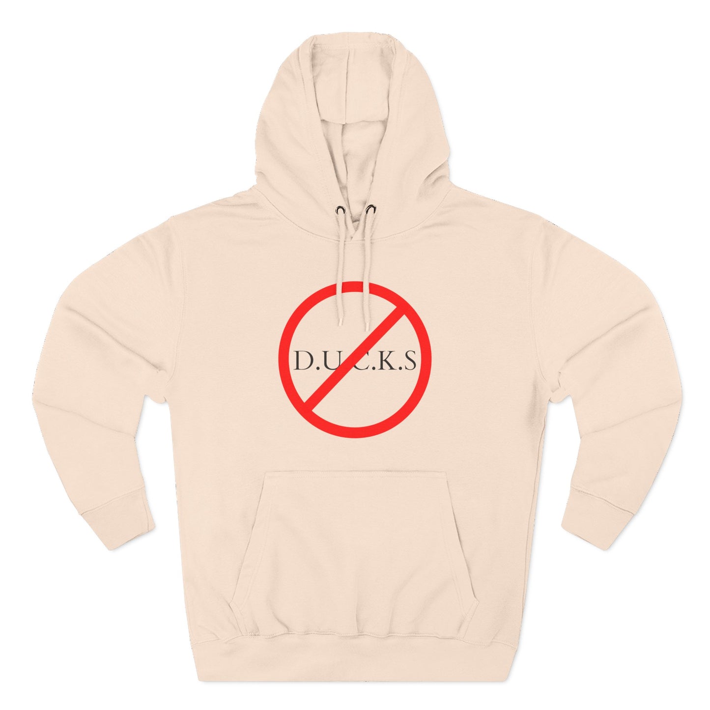 Ducks Christian Black Words Hoodie