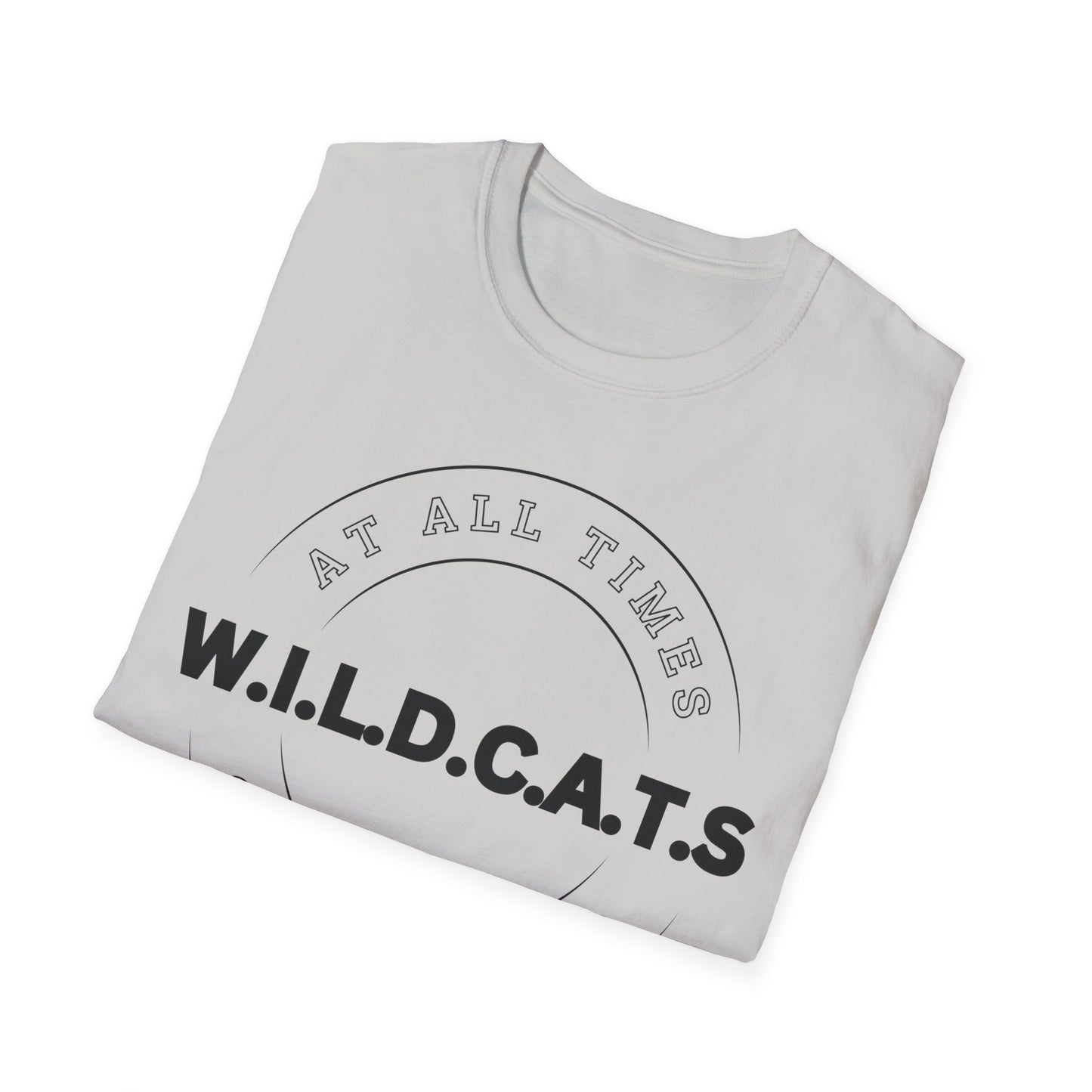 Wildcats Christian Black Letters & Picture