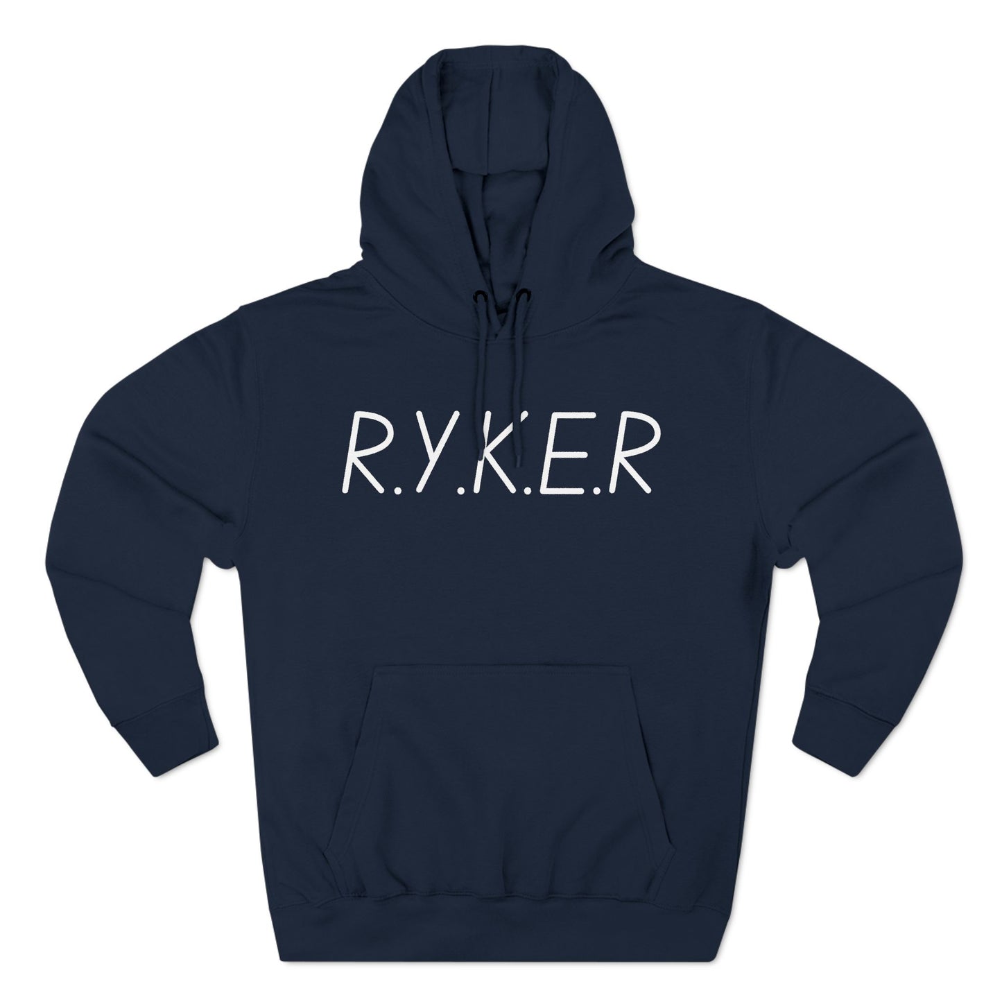 RYKER Christian White Letters Hoodie