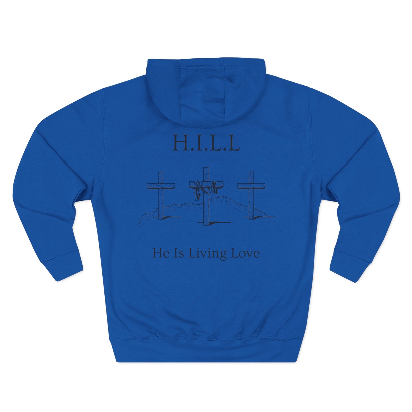 Hill Christian Black Words Hoodie