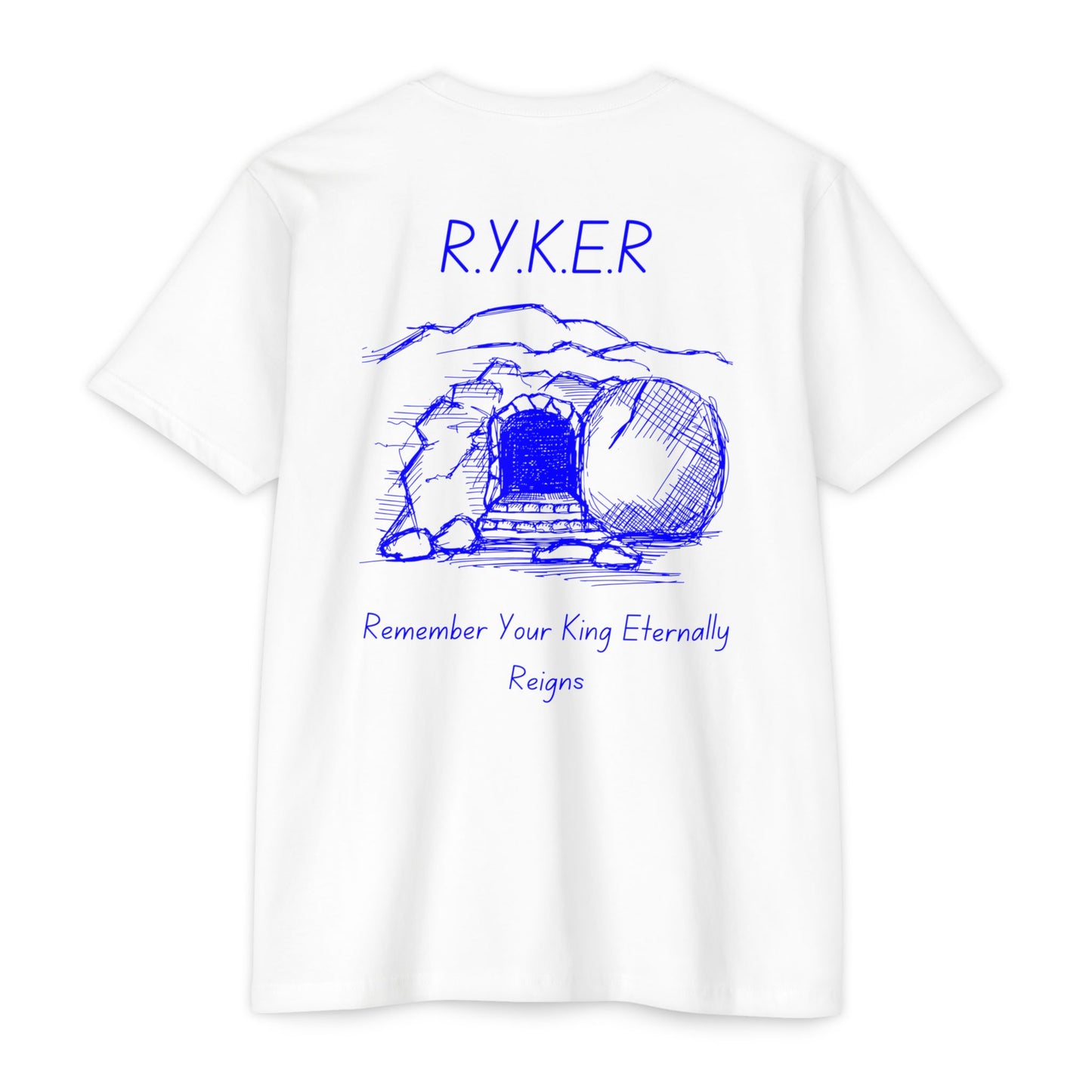 RYKER Christian Blue Letters Blended