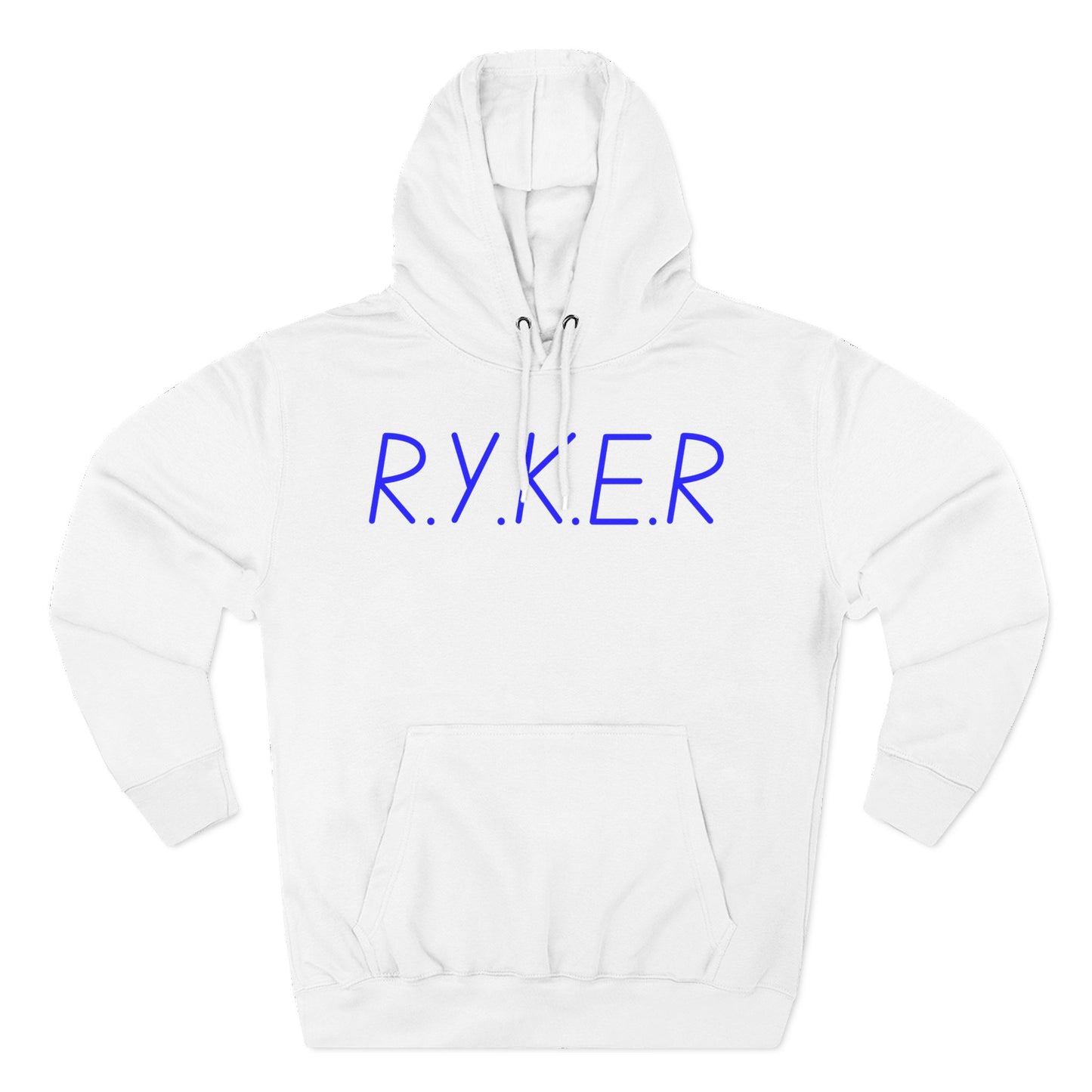 RYKER Christian Blue Letters Hoodie
