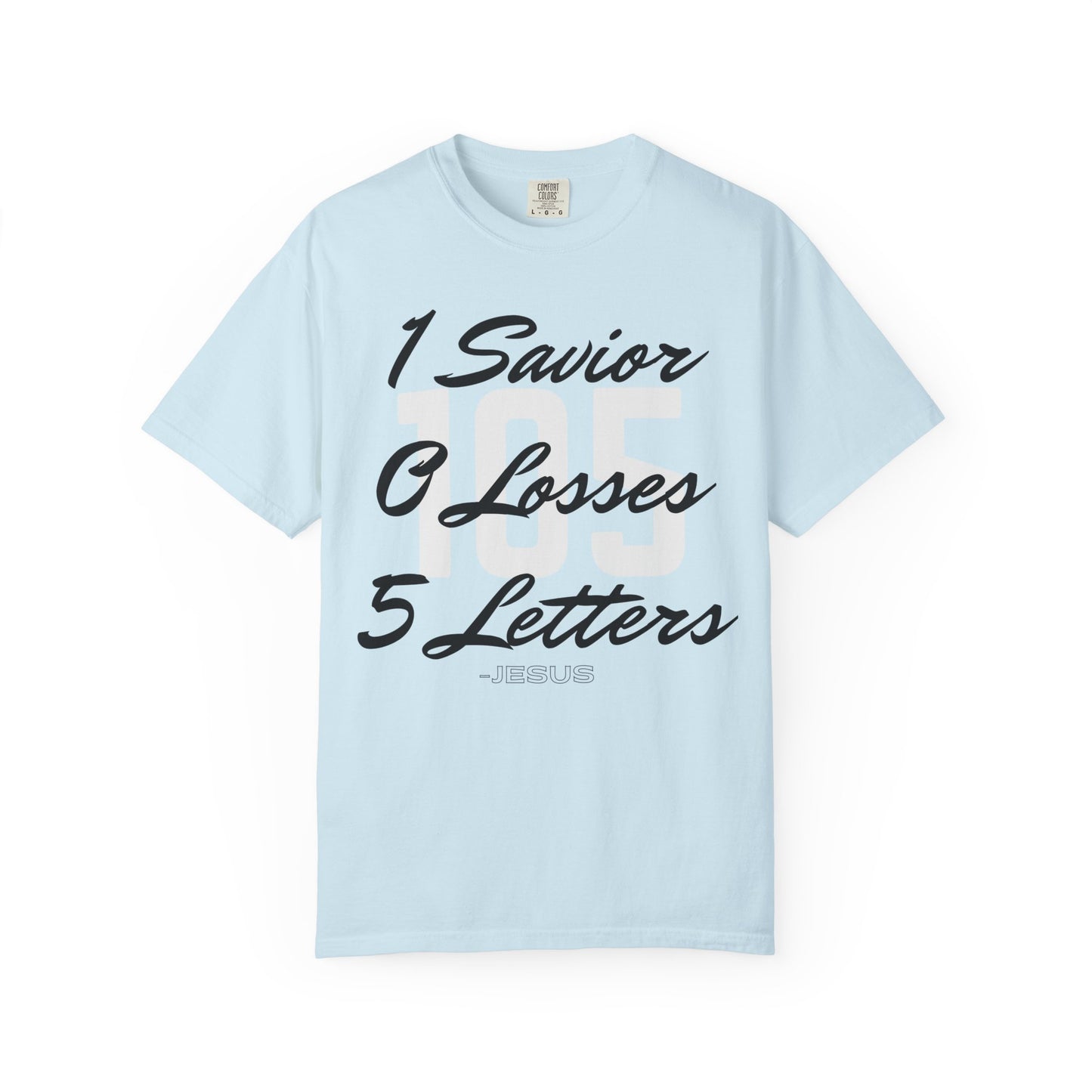 Adult 105 Christian Black and White Letters