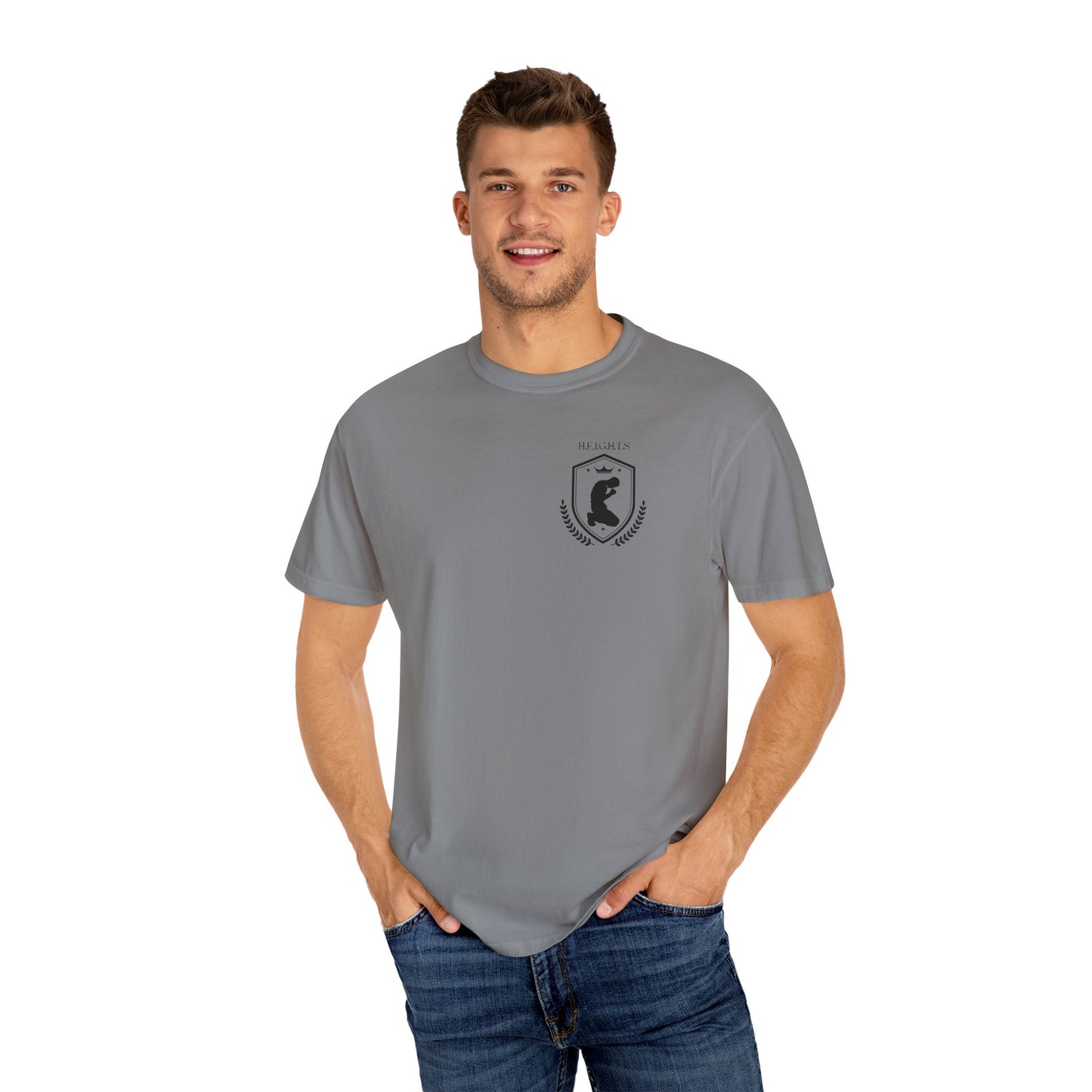 Heights Christian Black Letters & Image