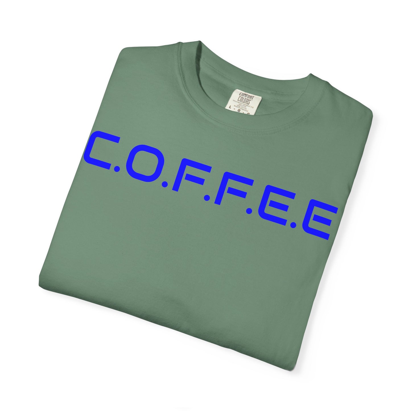 Adult Coffee Christian Blue Words Only