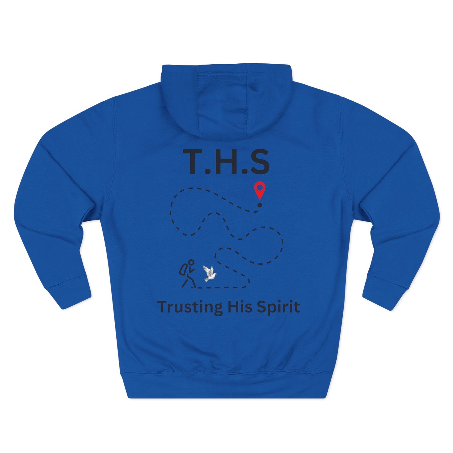 Adult T.H.S Trusting His Spirit Specialty Hoodie Black Letters