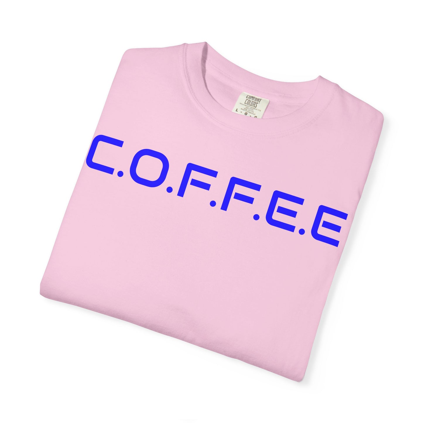 Adult Coffee Christian Blue Words Only