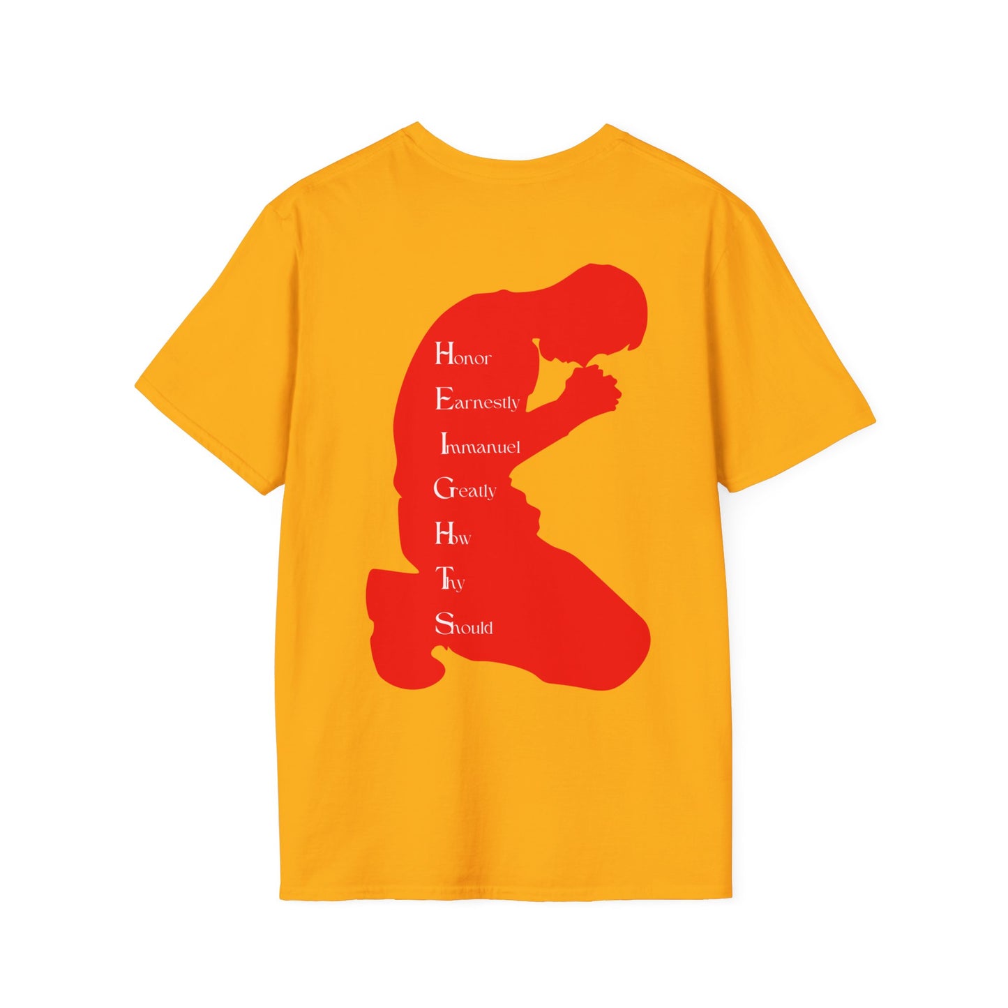 Heights Christian Red Letters & Image