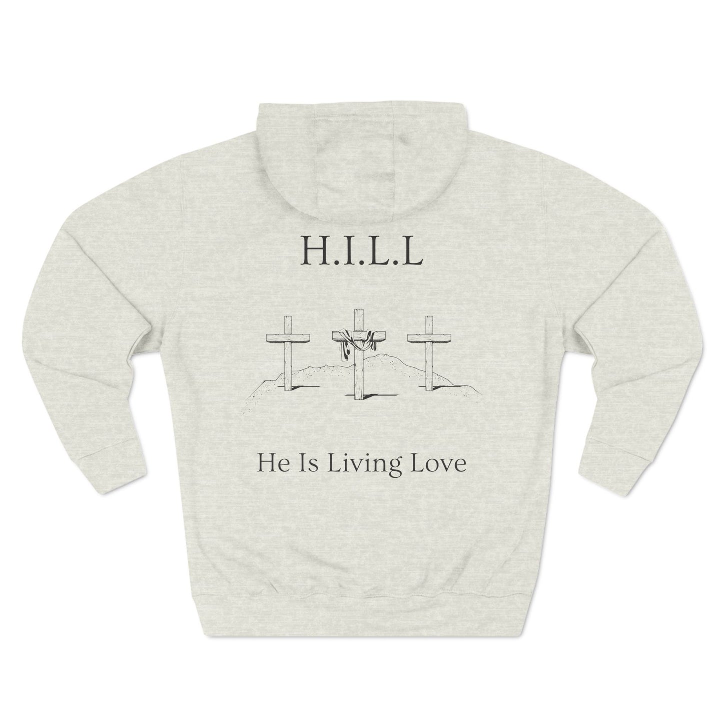 Hill Christian Black Words Hoodie