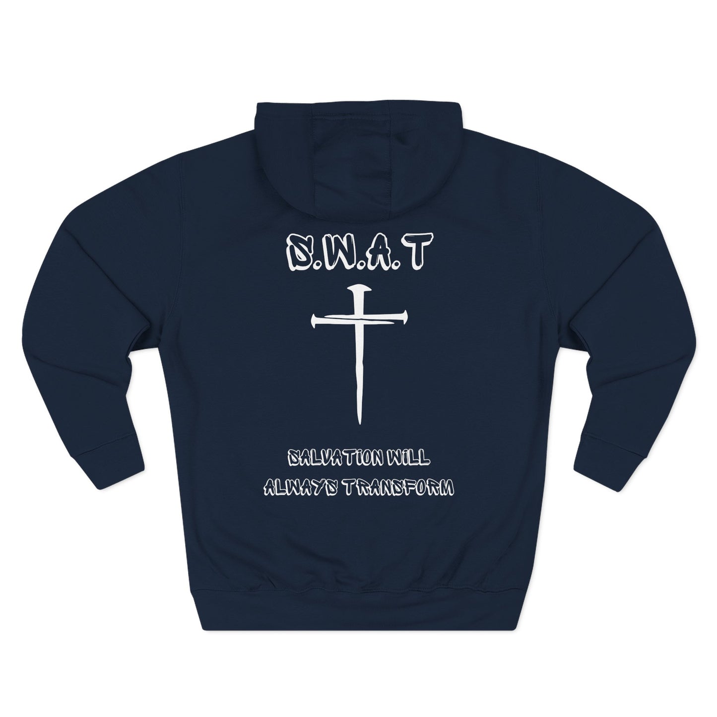 Swat Christian White Words Hoodie