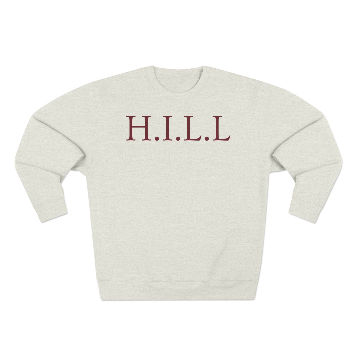 Hill Christian Marron Words Crewneck