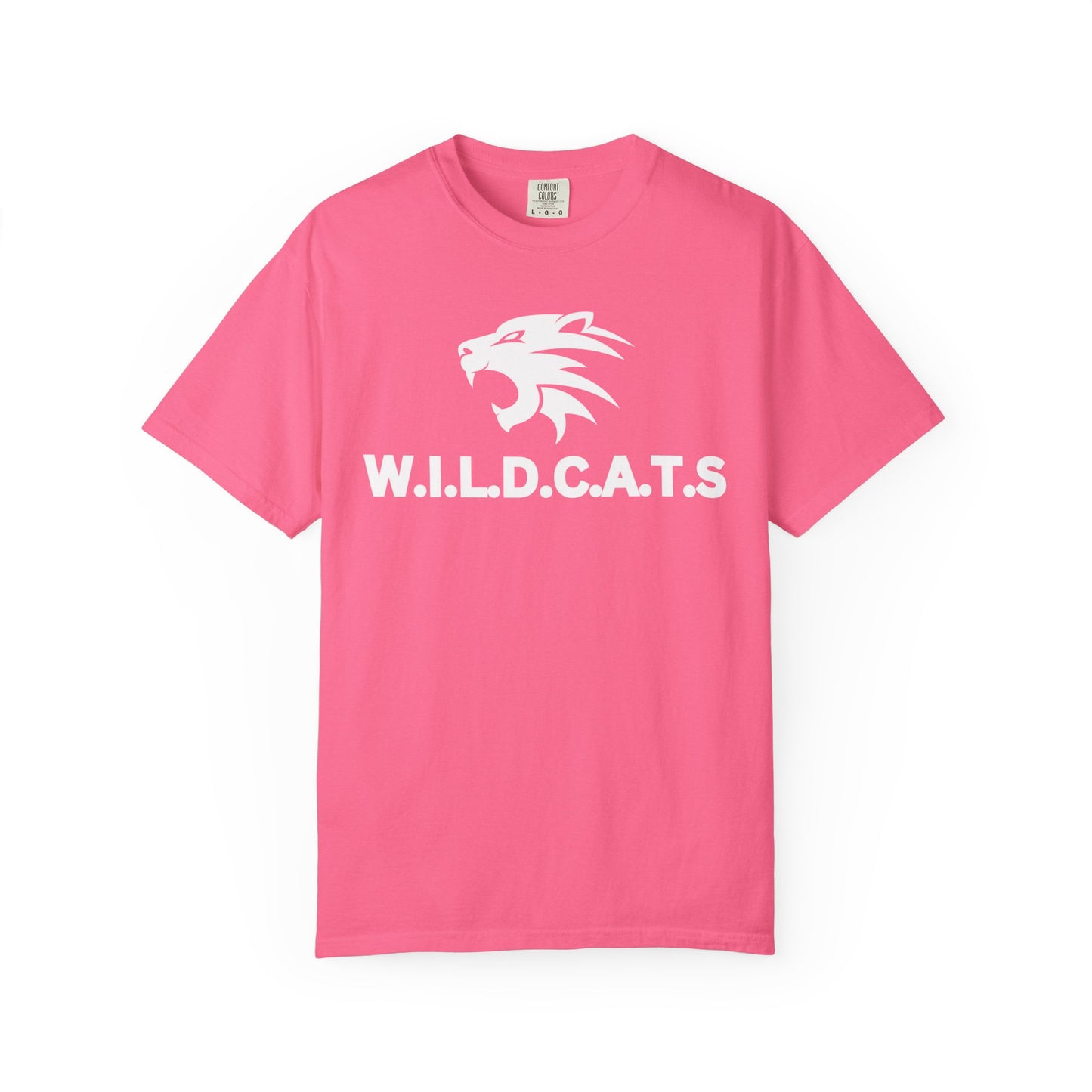 Wildcats Christian White Letters & Image Specialty