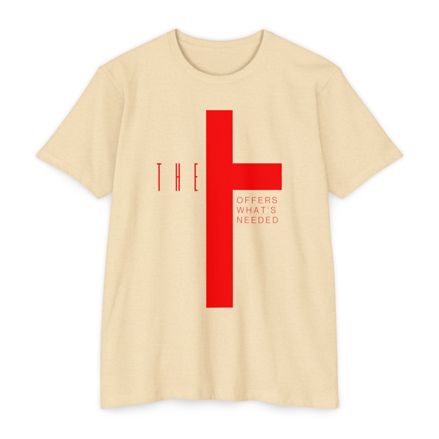 T-Town Red Cross & Letters Blended