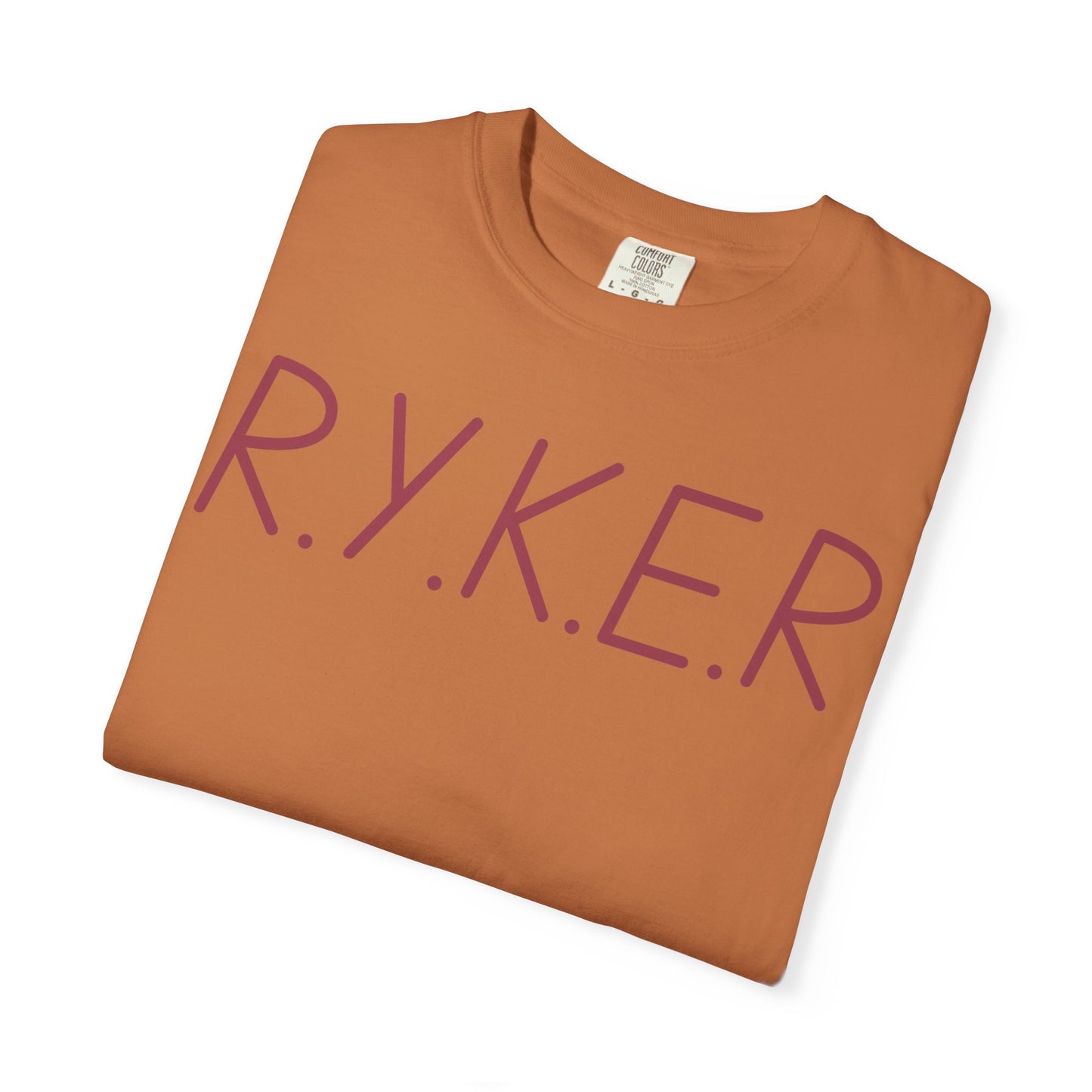 RYKER Christian Marron Letters