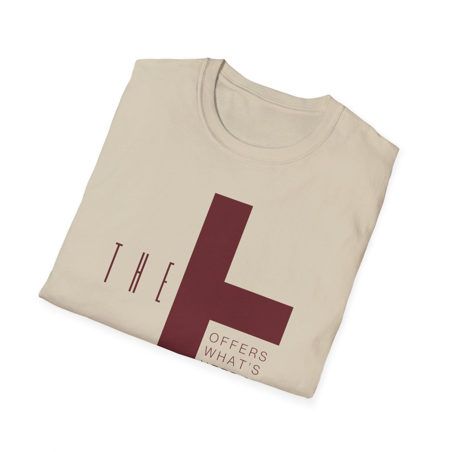 T-Town Marron Cross & Letters