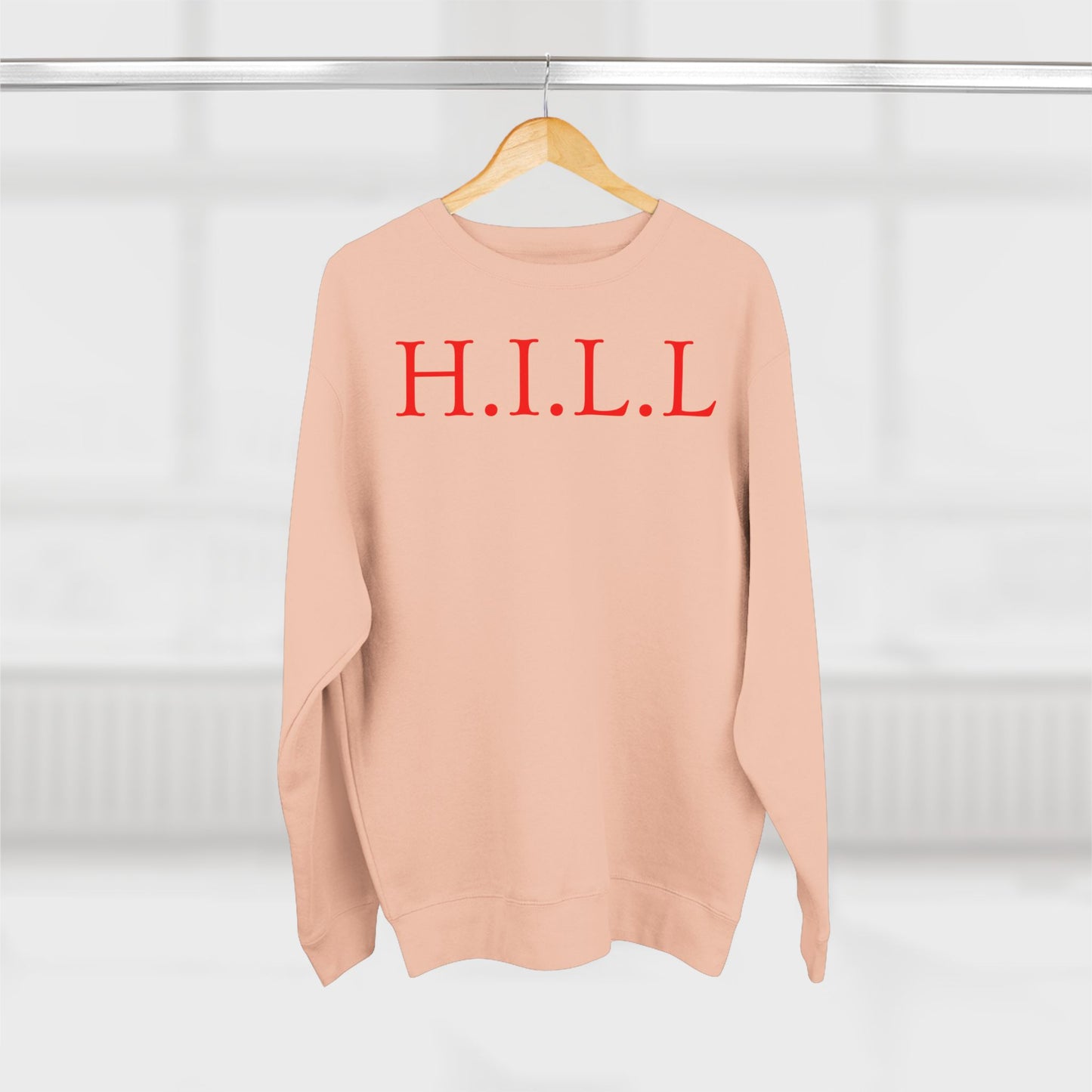 Hill Christian Red Words Crewneck