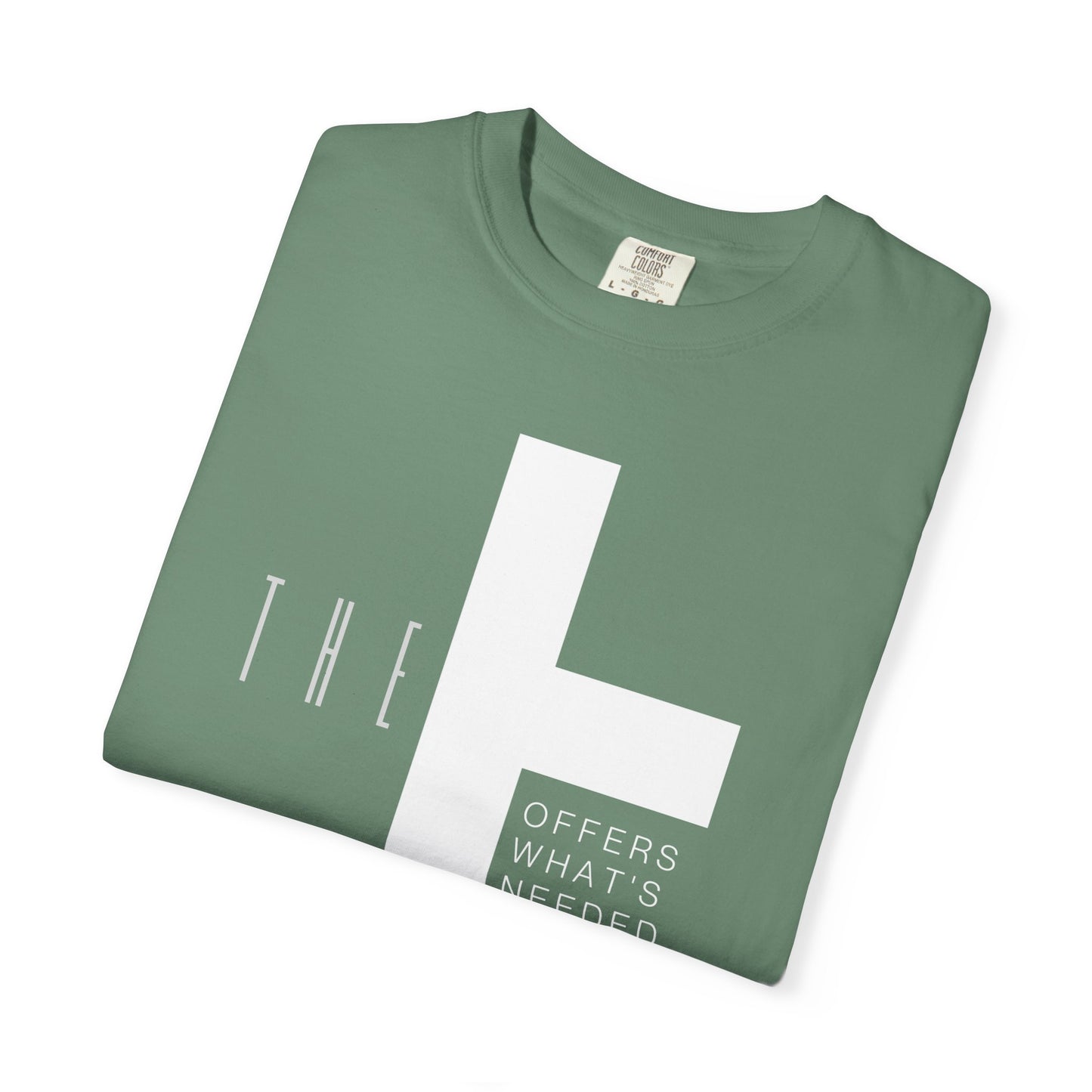 Adult T-Town Christian White Letters & Cross