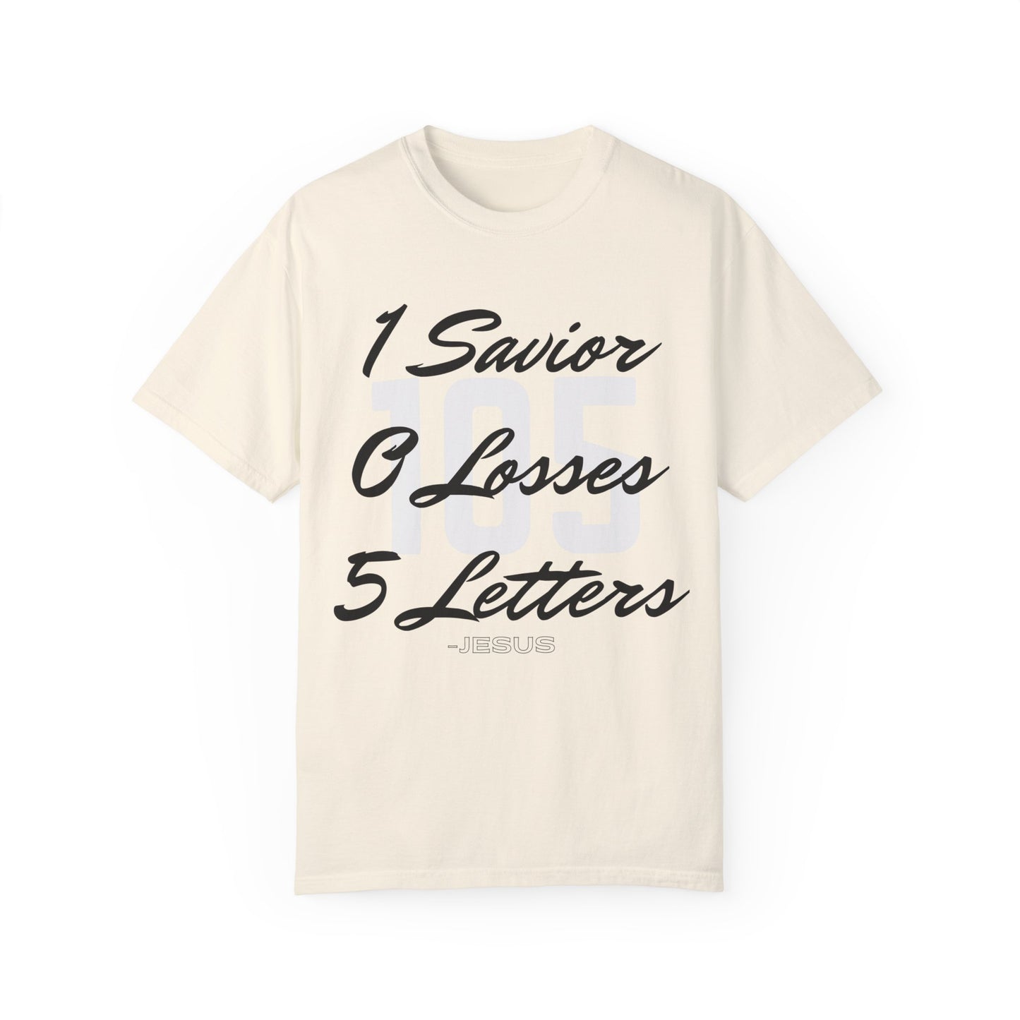 Adult 105 Christian Black and White Letters