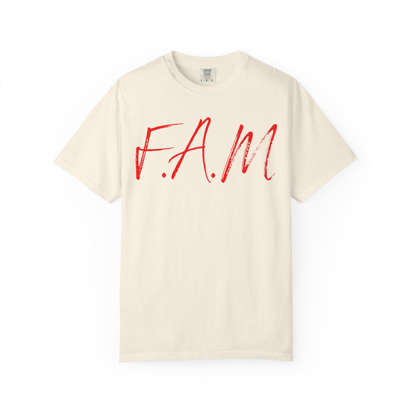 Fam Christian Red Letters & Image