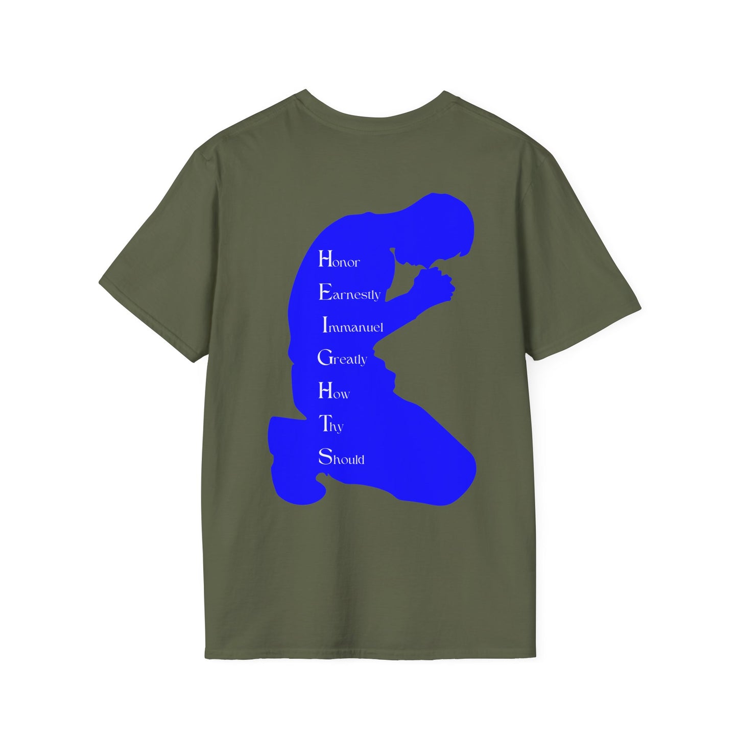 Heights Christian Blue Letters & Image