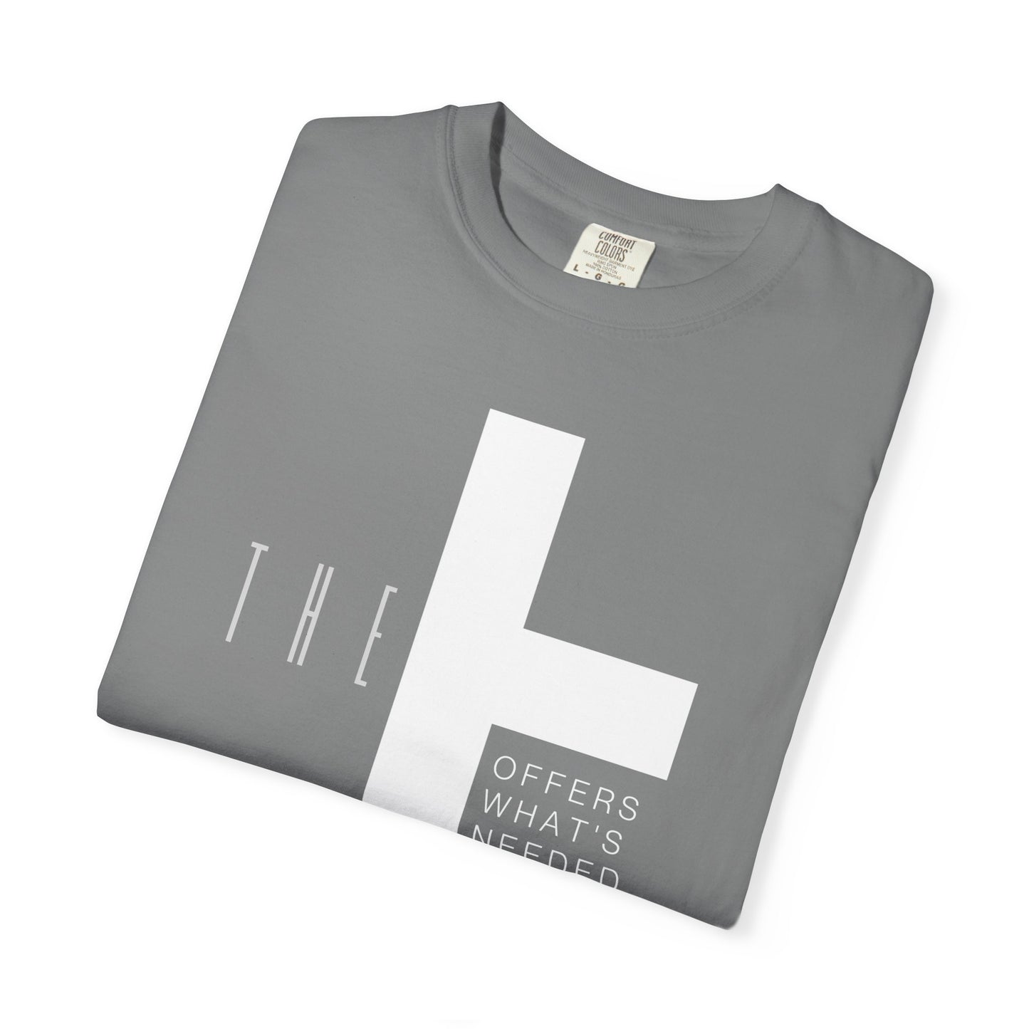 Adult T-Town Christian White Letters & Cross