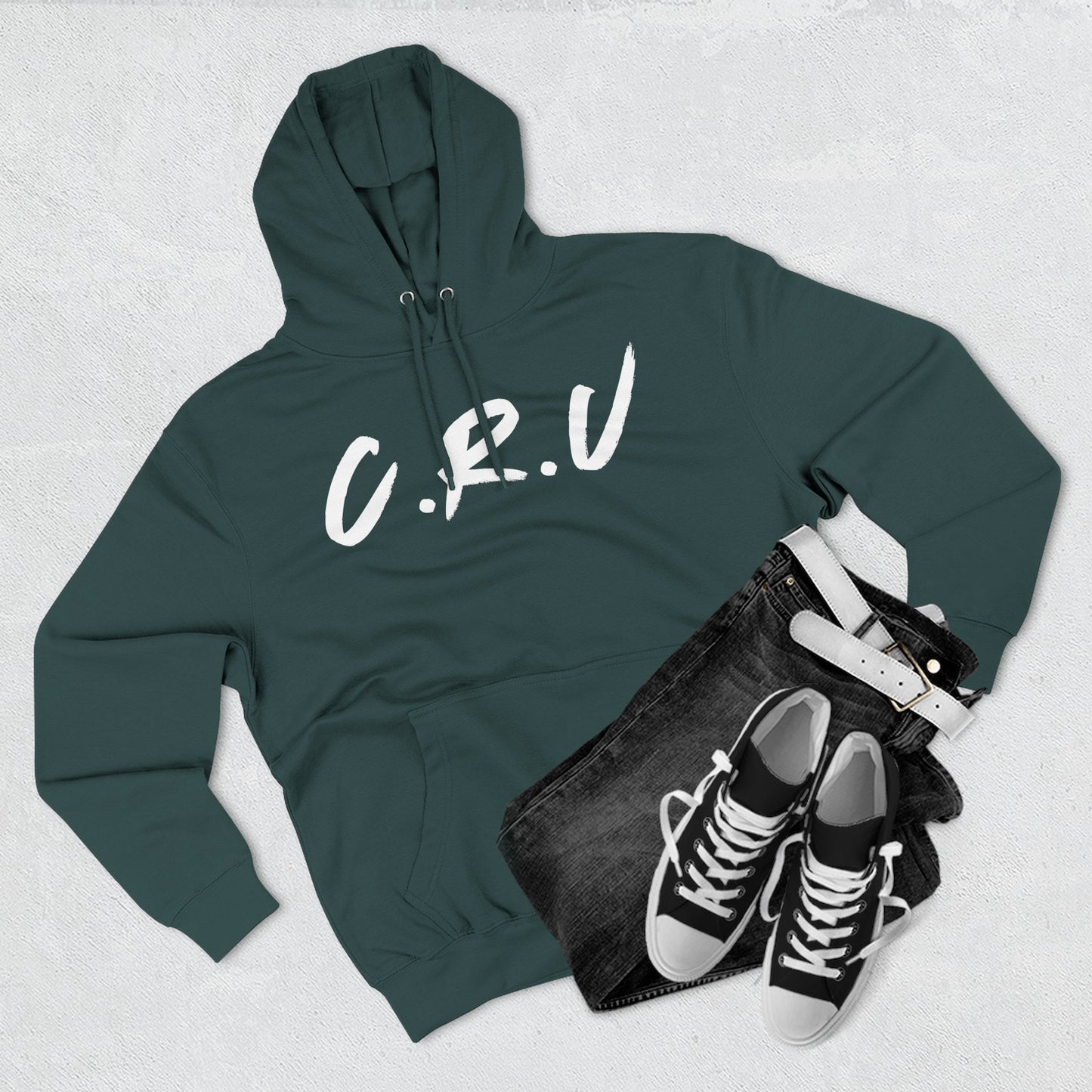 Cru White Hoodie