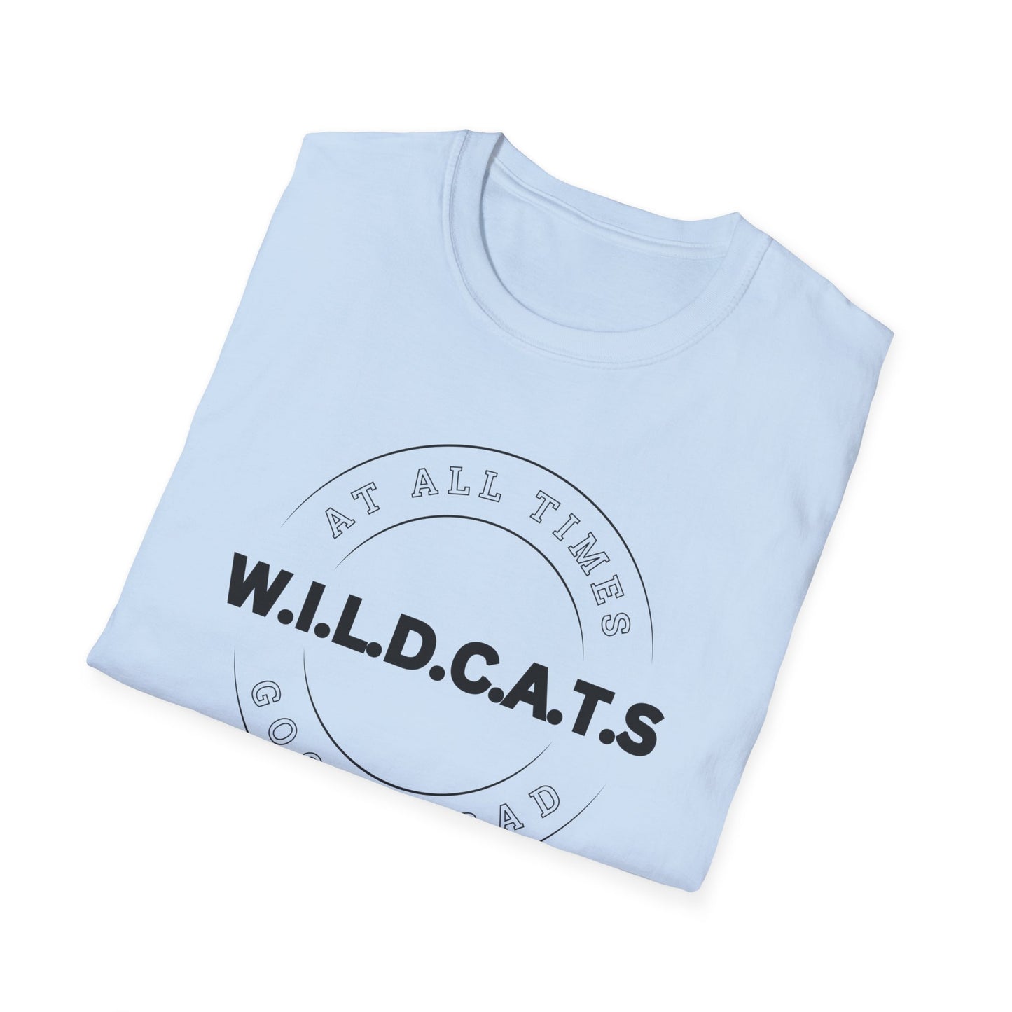 Wildcats Christian Black Letters & Picture
