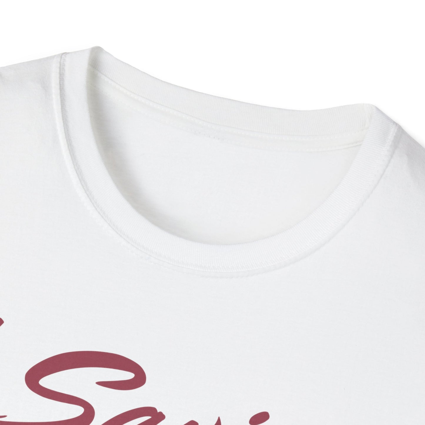 Adult 105 Christian Marron and White Letters