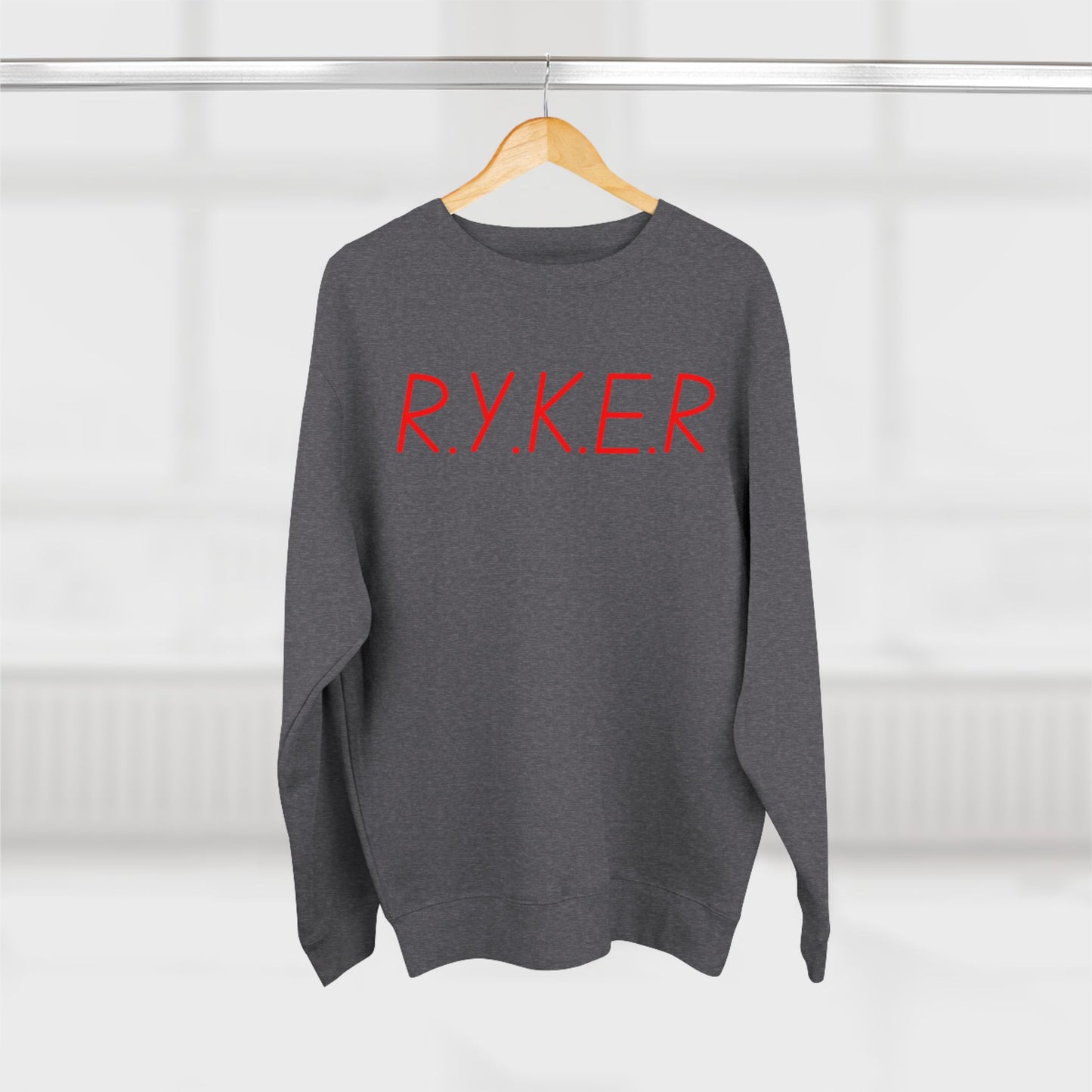 RYKER Christian Red Letters Crewneck