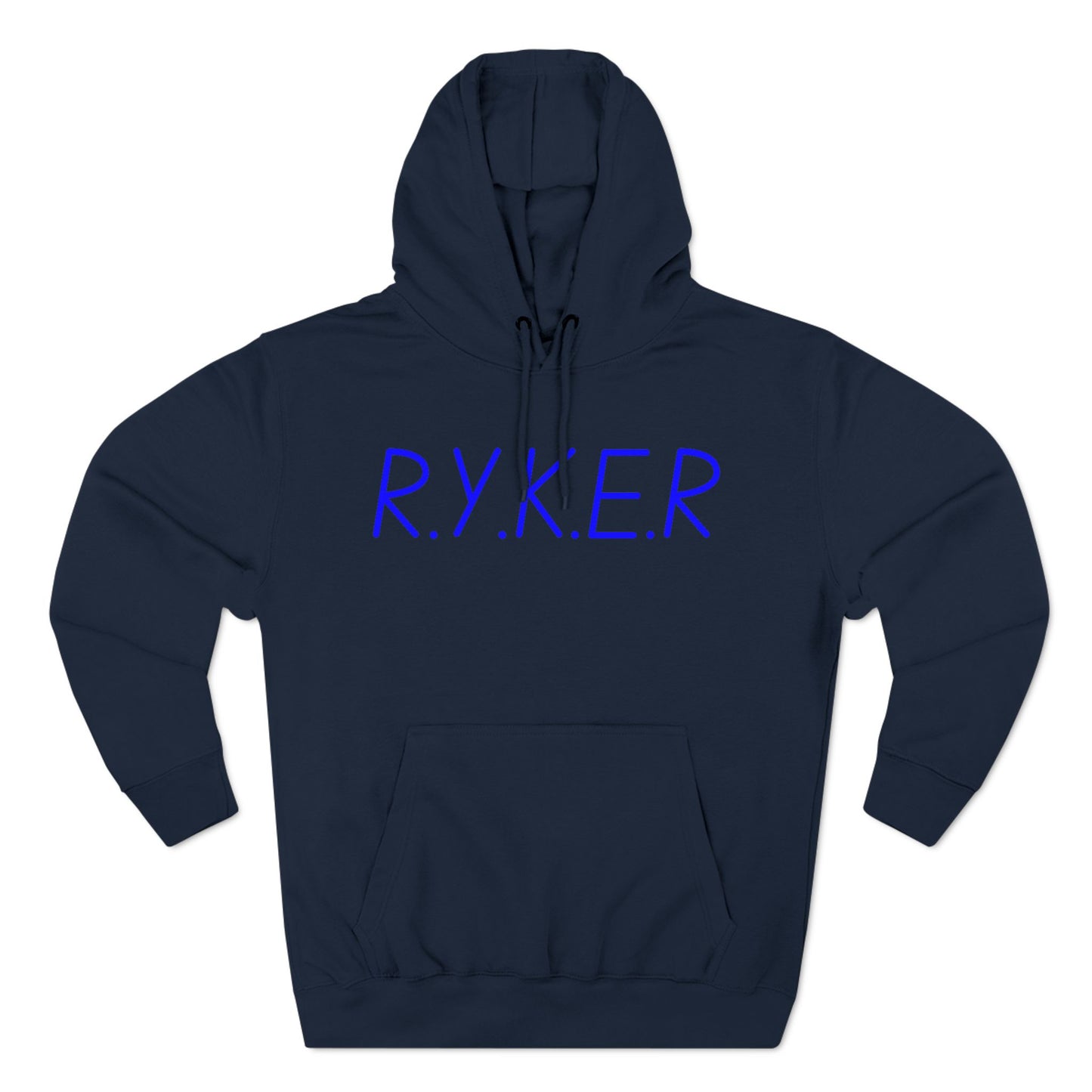 RYKER Christian Blue Letters Hoodie