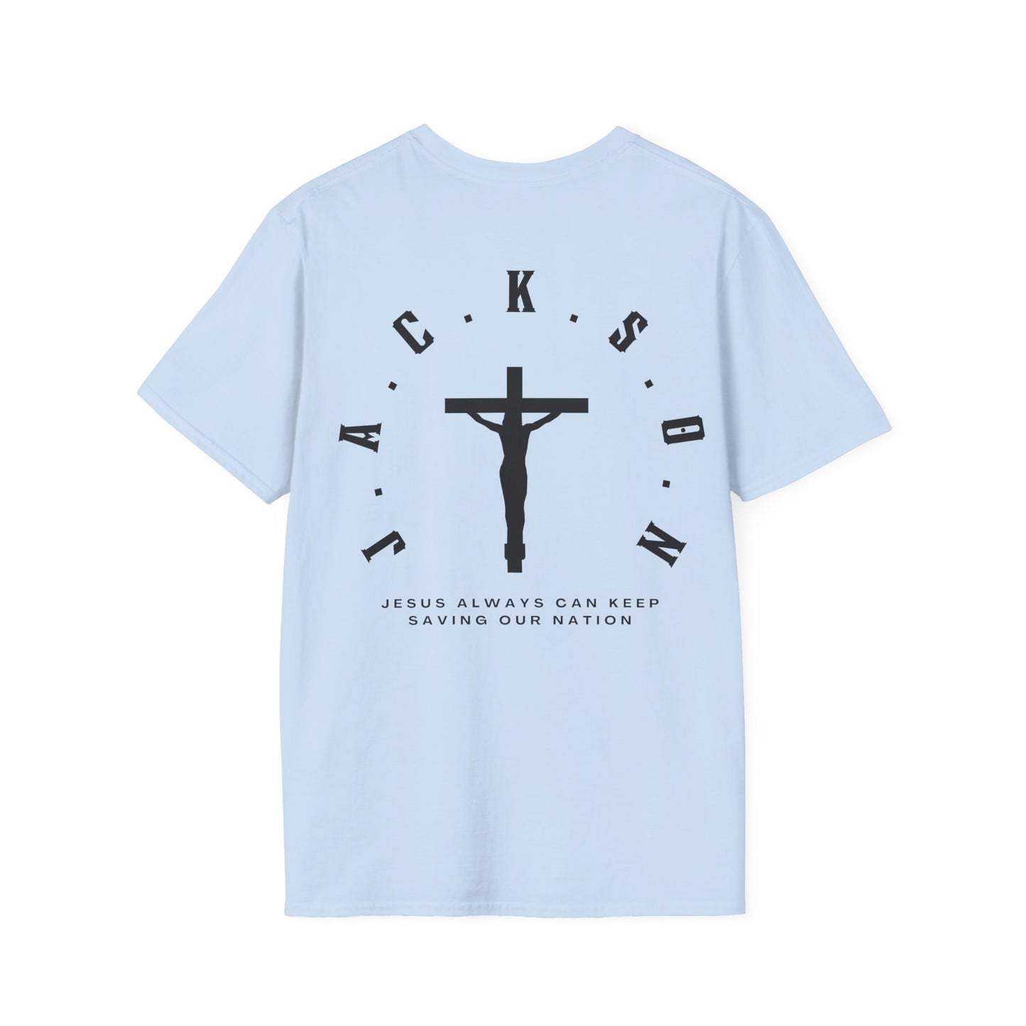 Jackson Believing Christian Black Letters & Cross