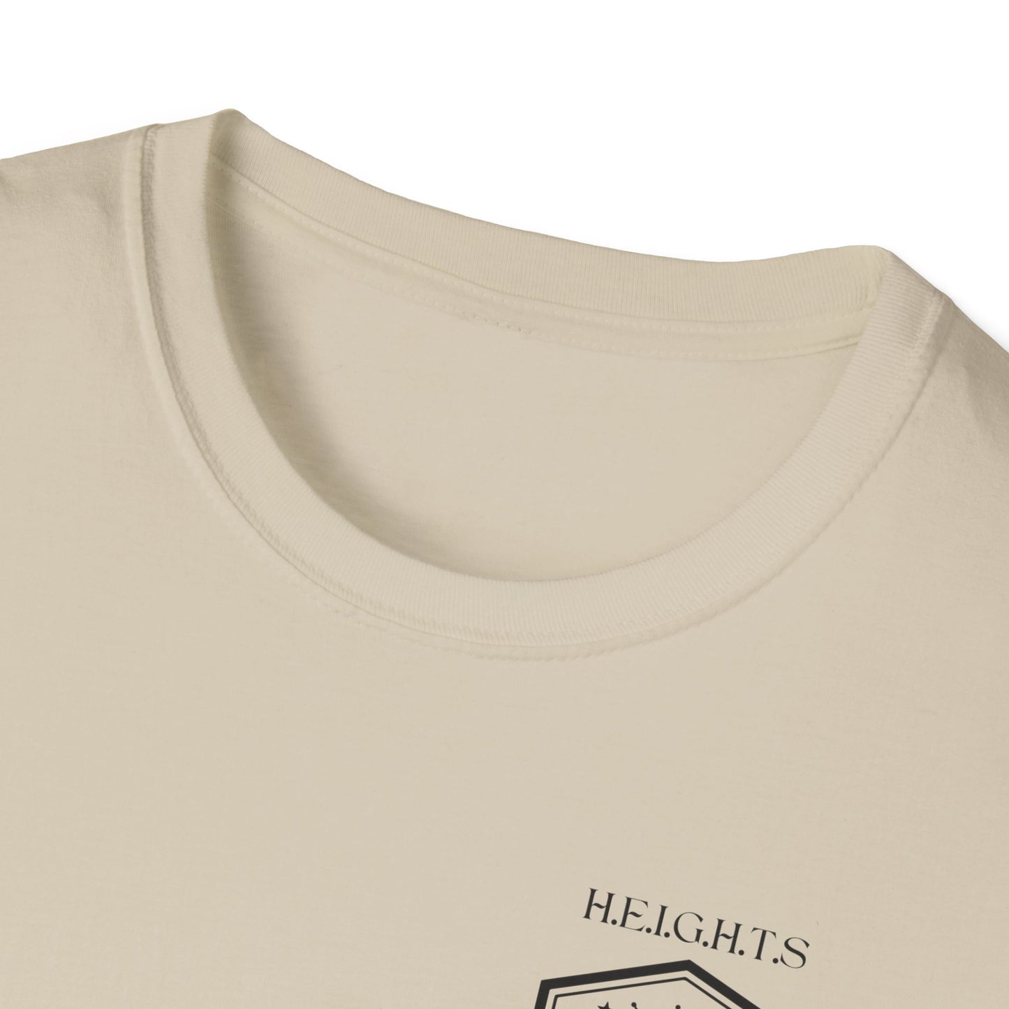 Heights Christian Black Letters & Image